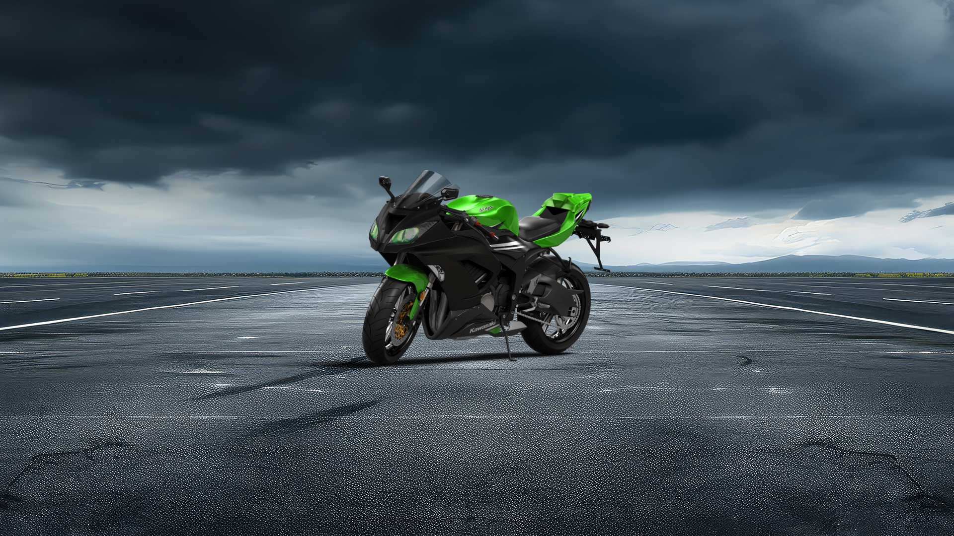Kawasaki Ninja ZX 6R Sport Bike 2015