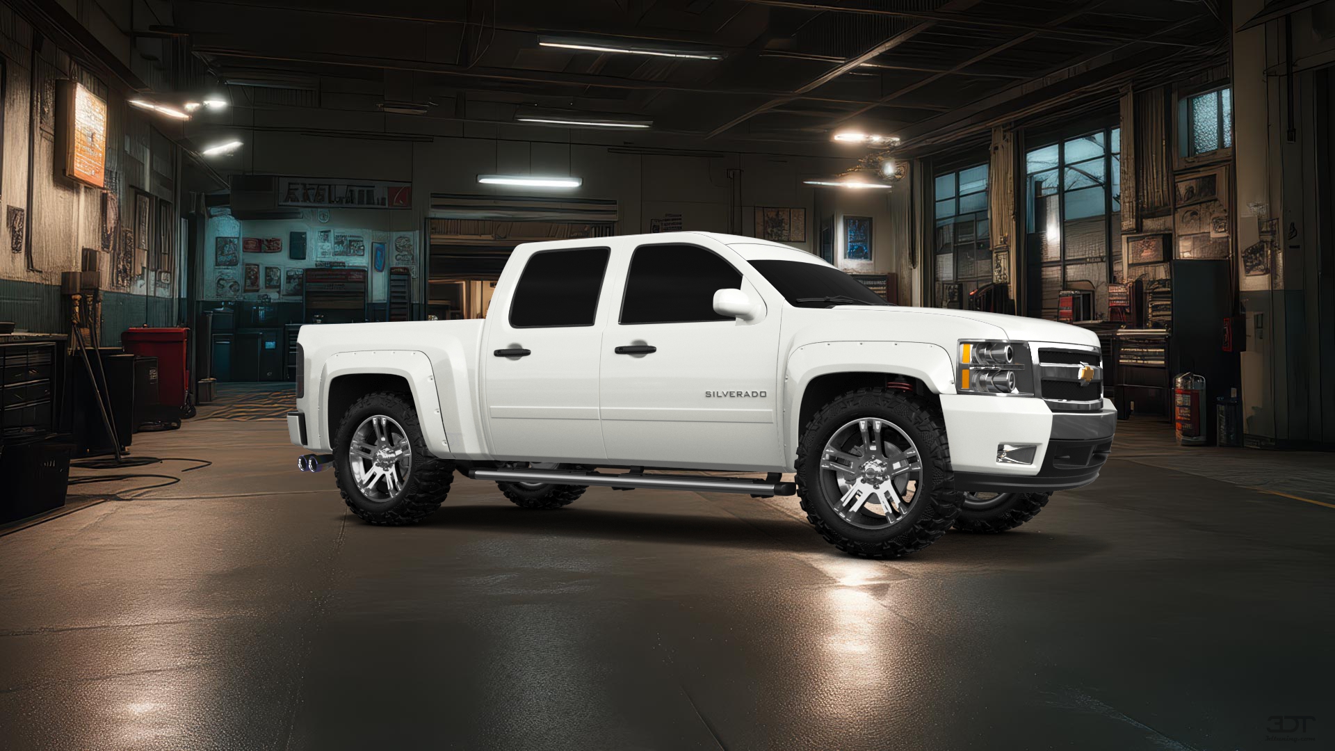 Chevrolet Silverado 1500 Crew Cab 4 Door pickup truck 2007 tuning