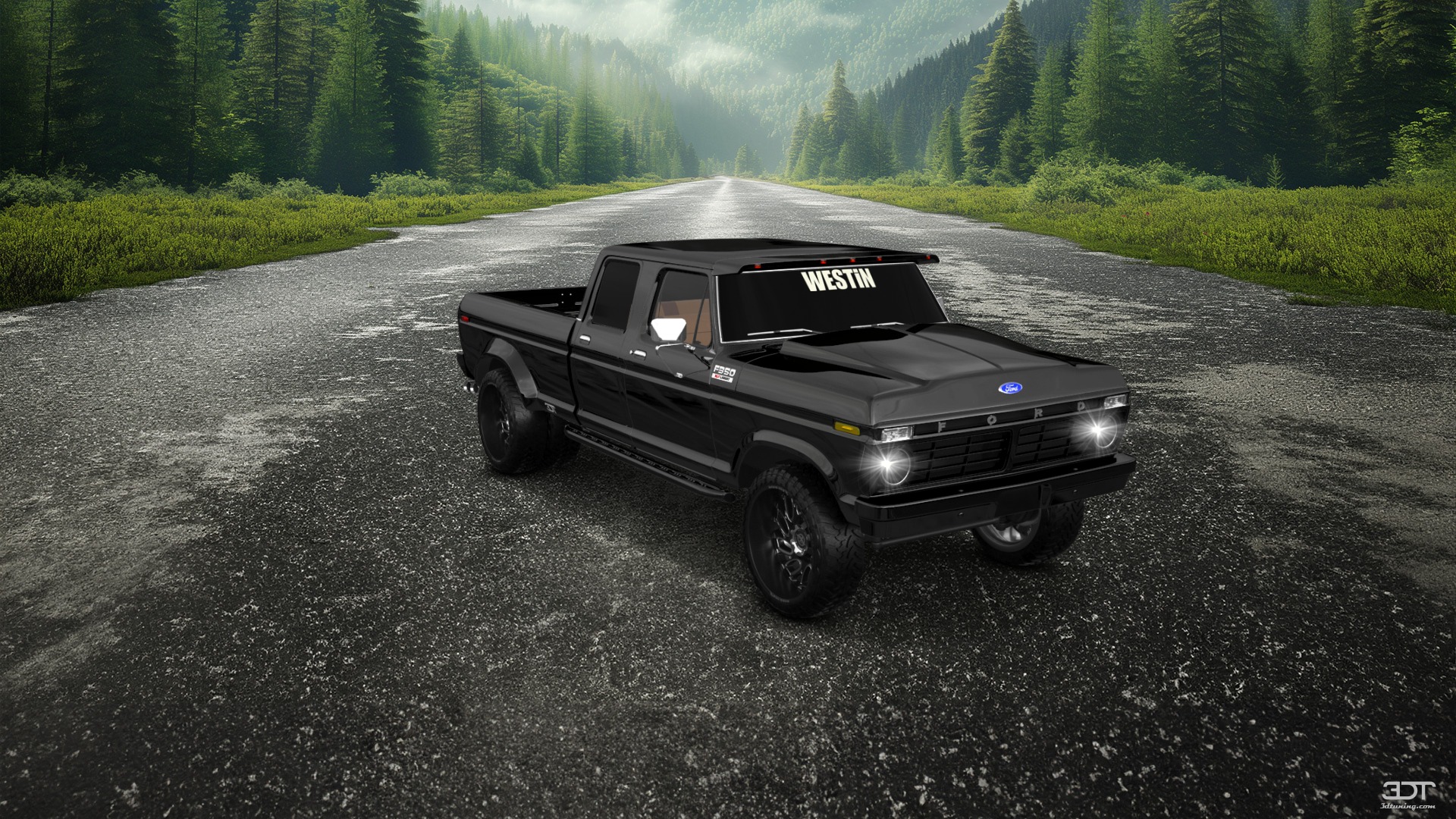Ford F-350 Dually 4 Door pickup truck 1973