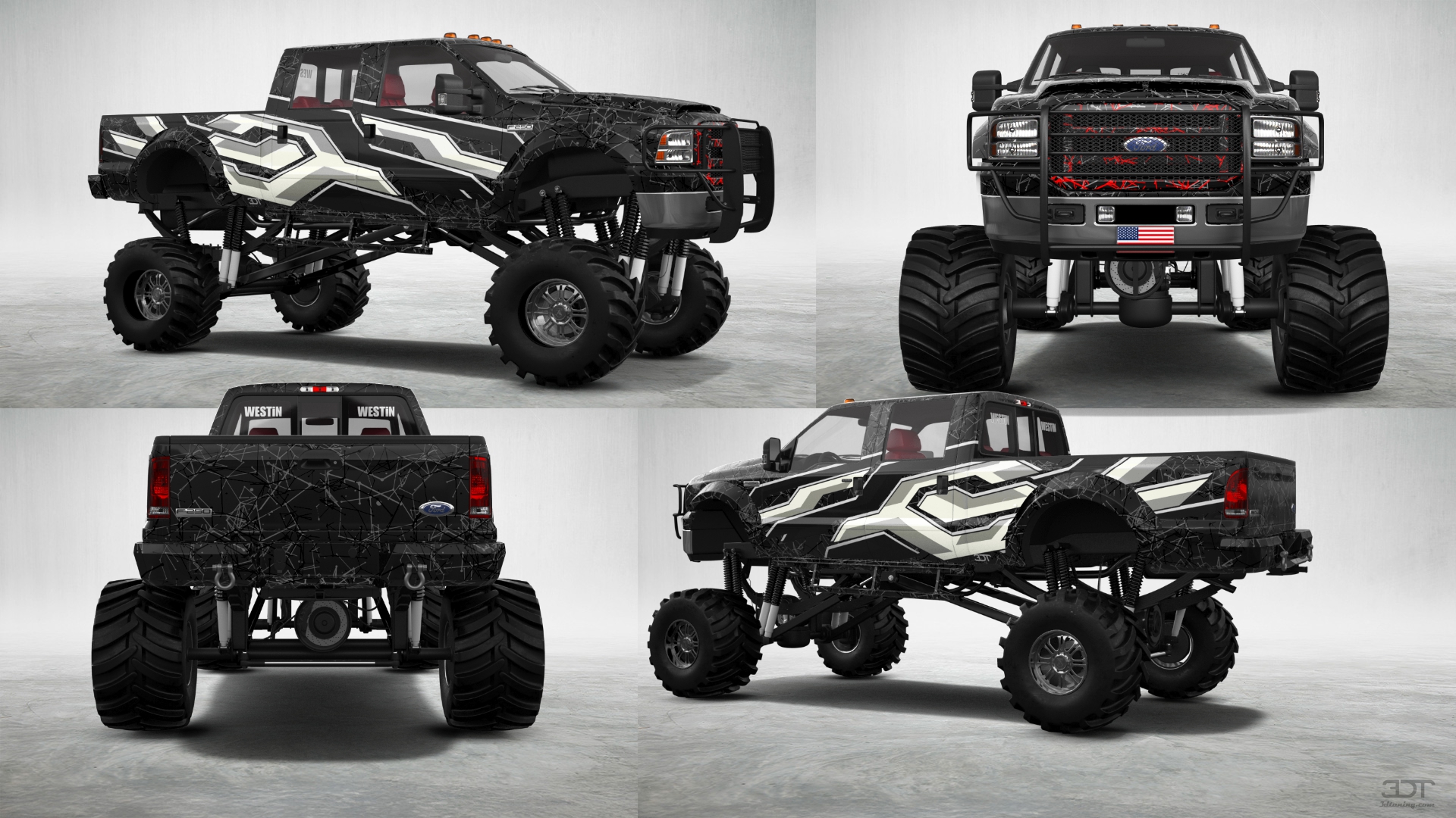 Ford F-250 Crew Cab 4 Door pickup truck 1999 tuning