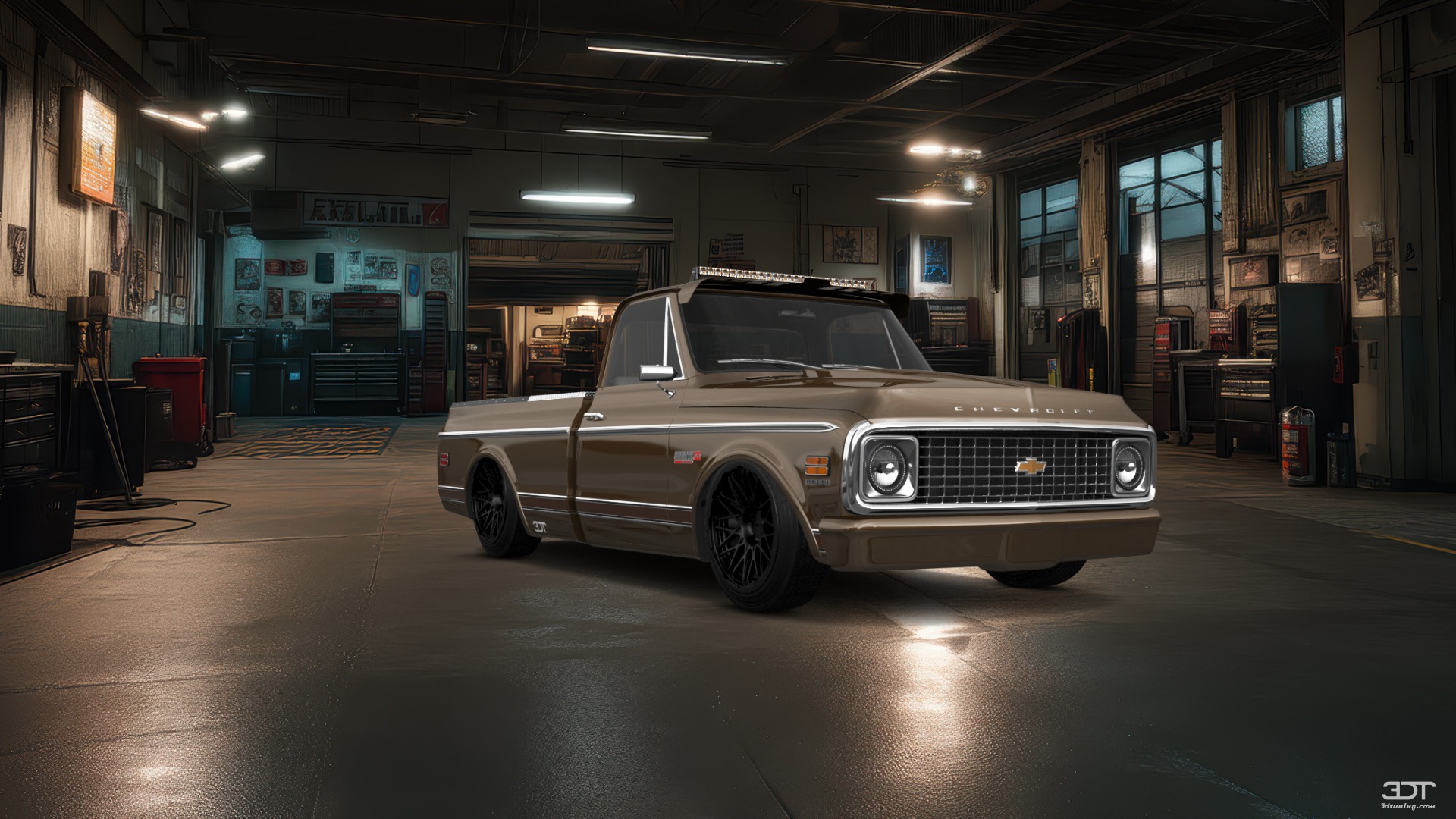 Chevrolet C-10 Cheyenne 2 Door pickup truck 1972 tuning