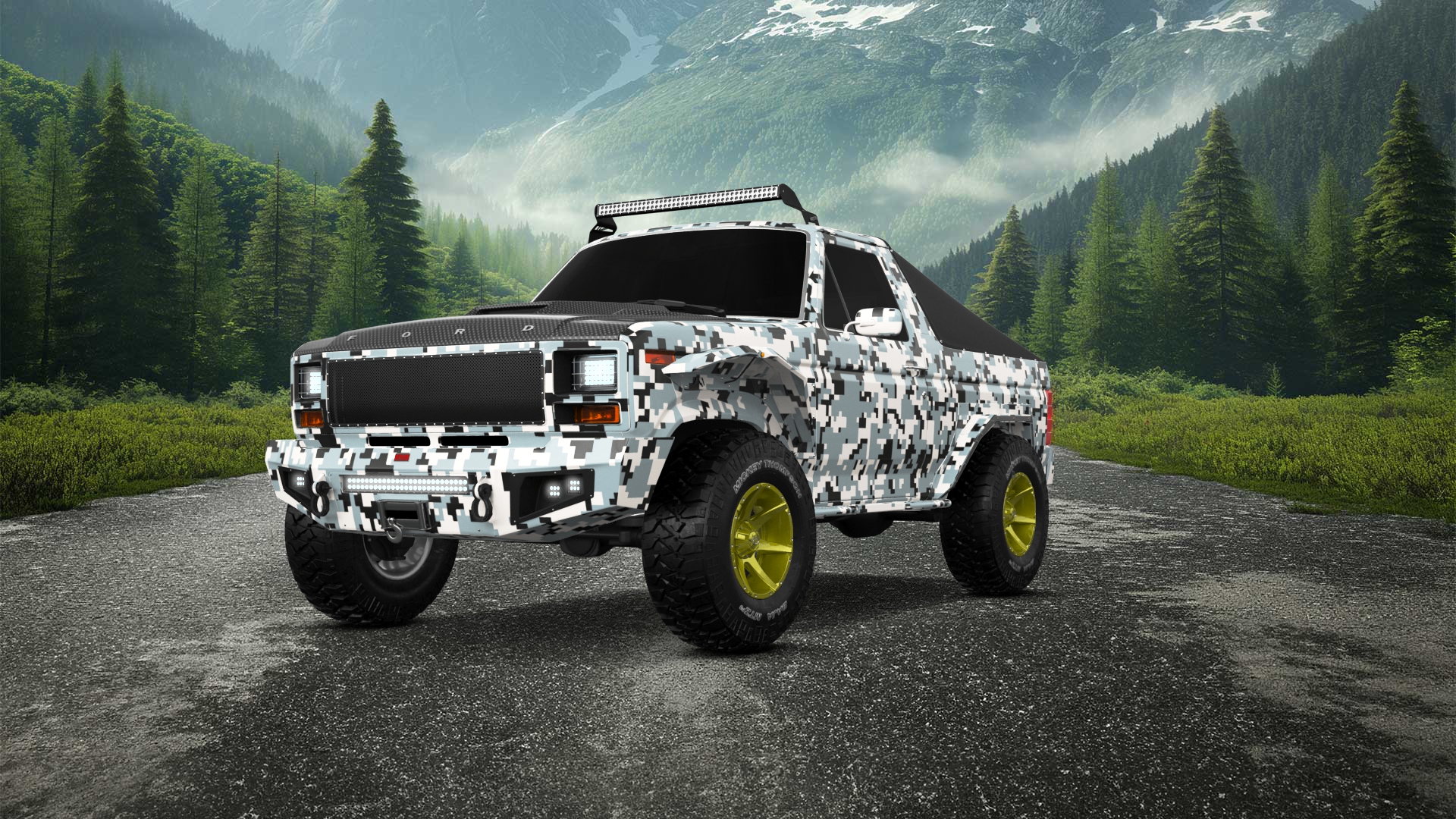 Ford Bronco 3 Door SUV 1980 tuning