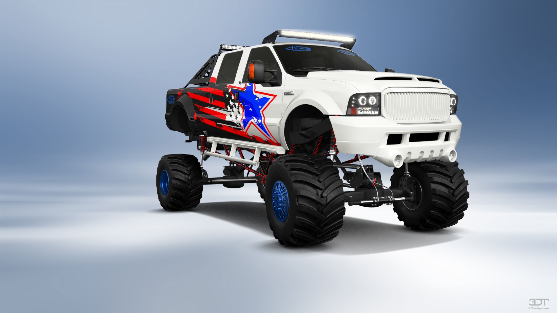 Ford F-250 Crew Cab 4 Door pickup truck 1999 tuning