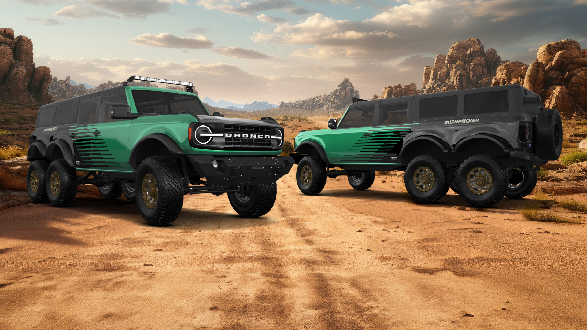 Ford Bronco 6X6 4 Door pickup truck 2021