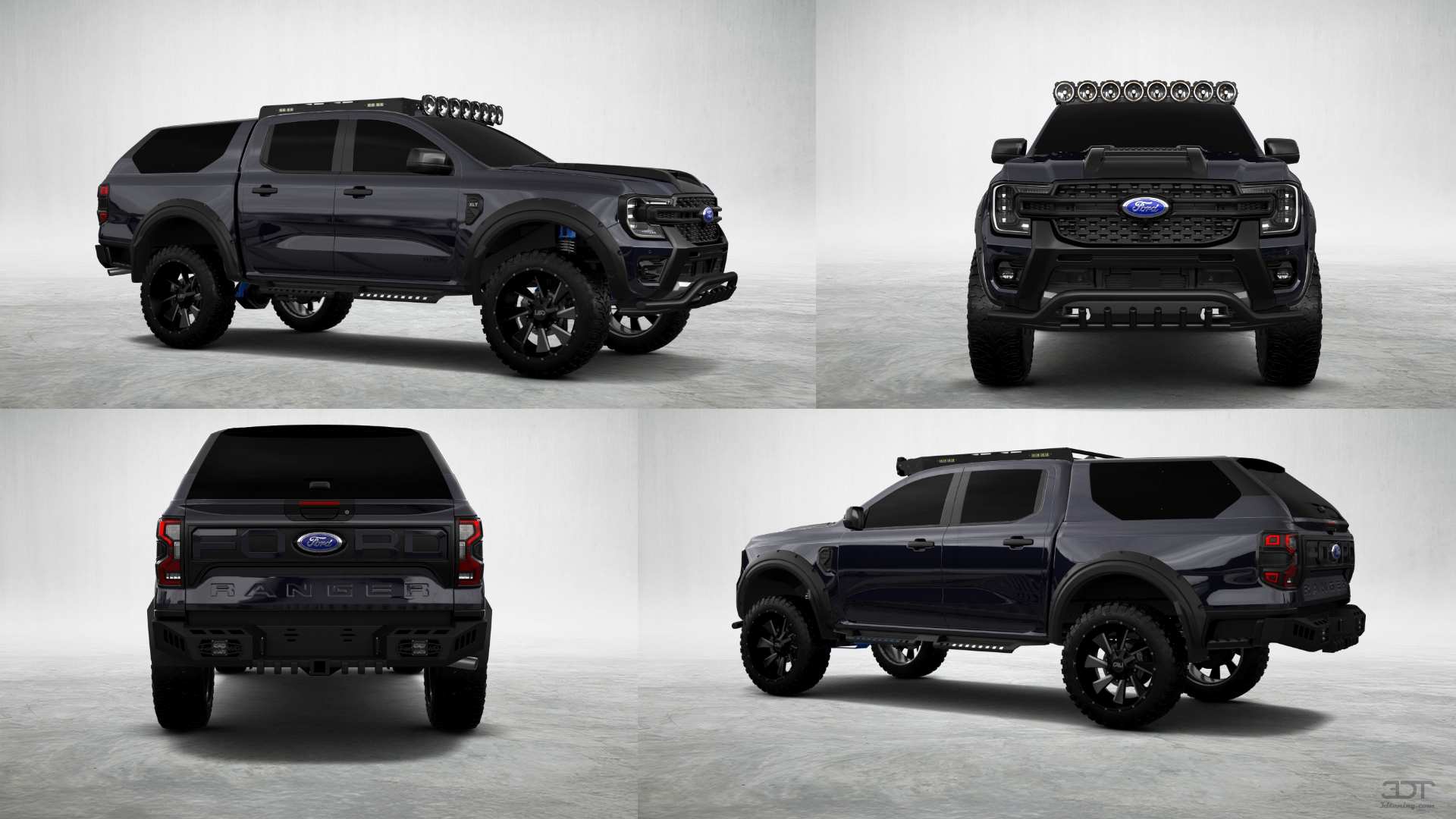 Ford Ranger 4 Door pickup truck 2022 tuning
