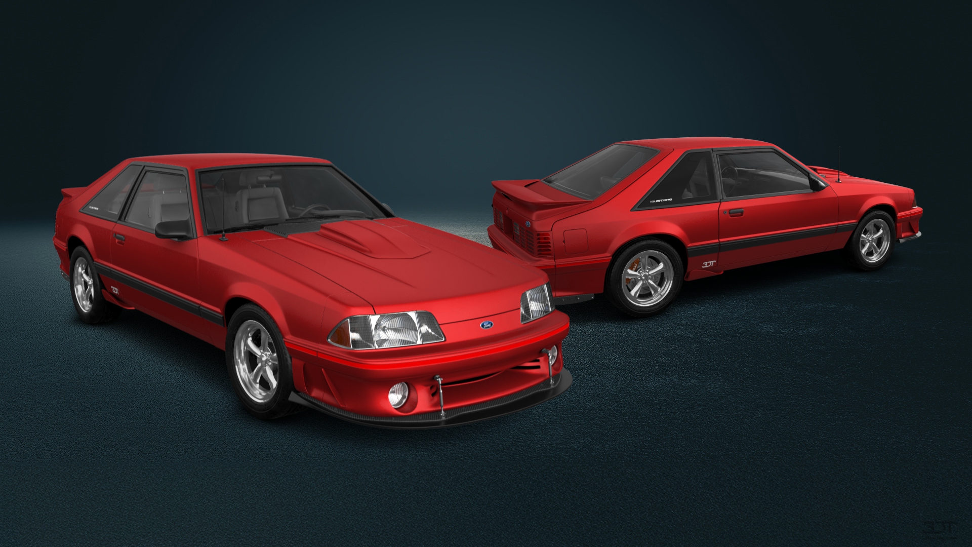 Ford Mustang 3 Door Hatchback 1988 Images