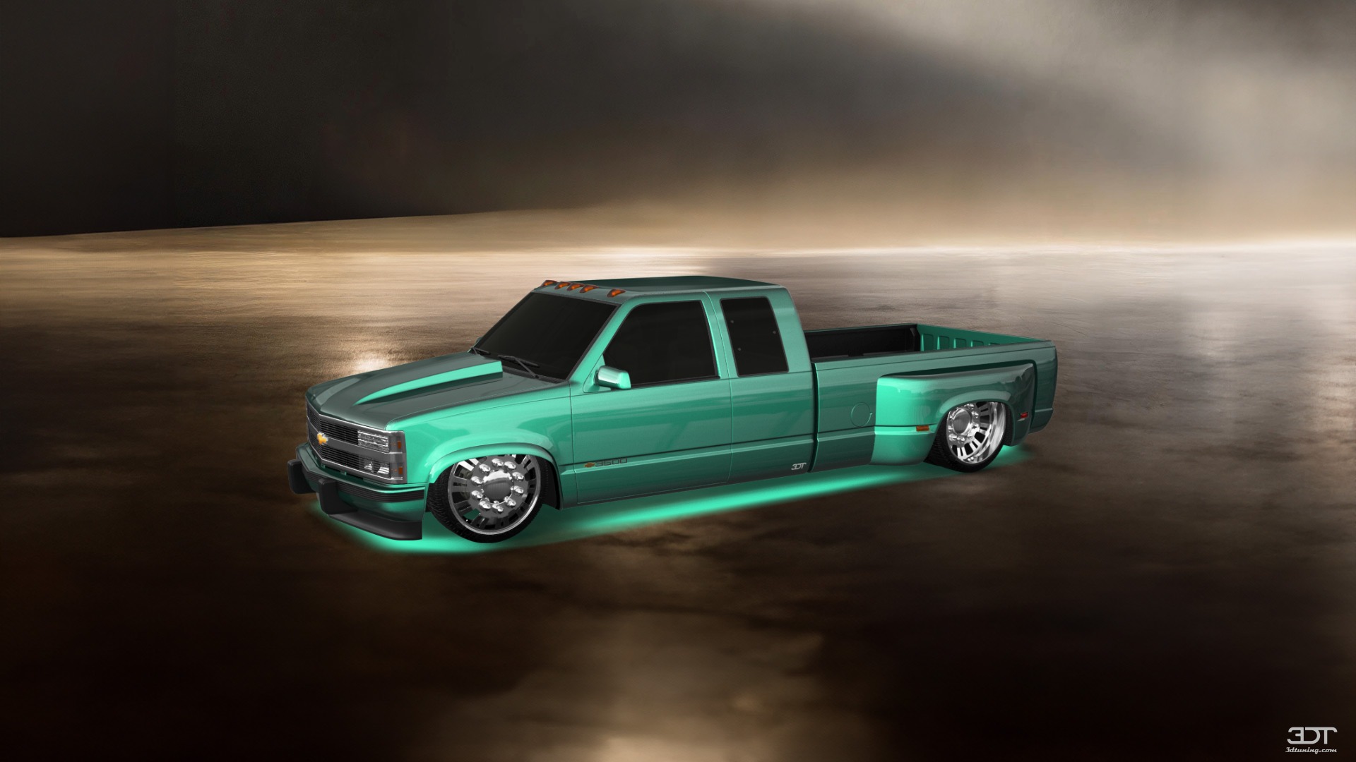 Chevrolet K3500 Extended Cab Pickup Truck 1988