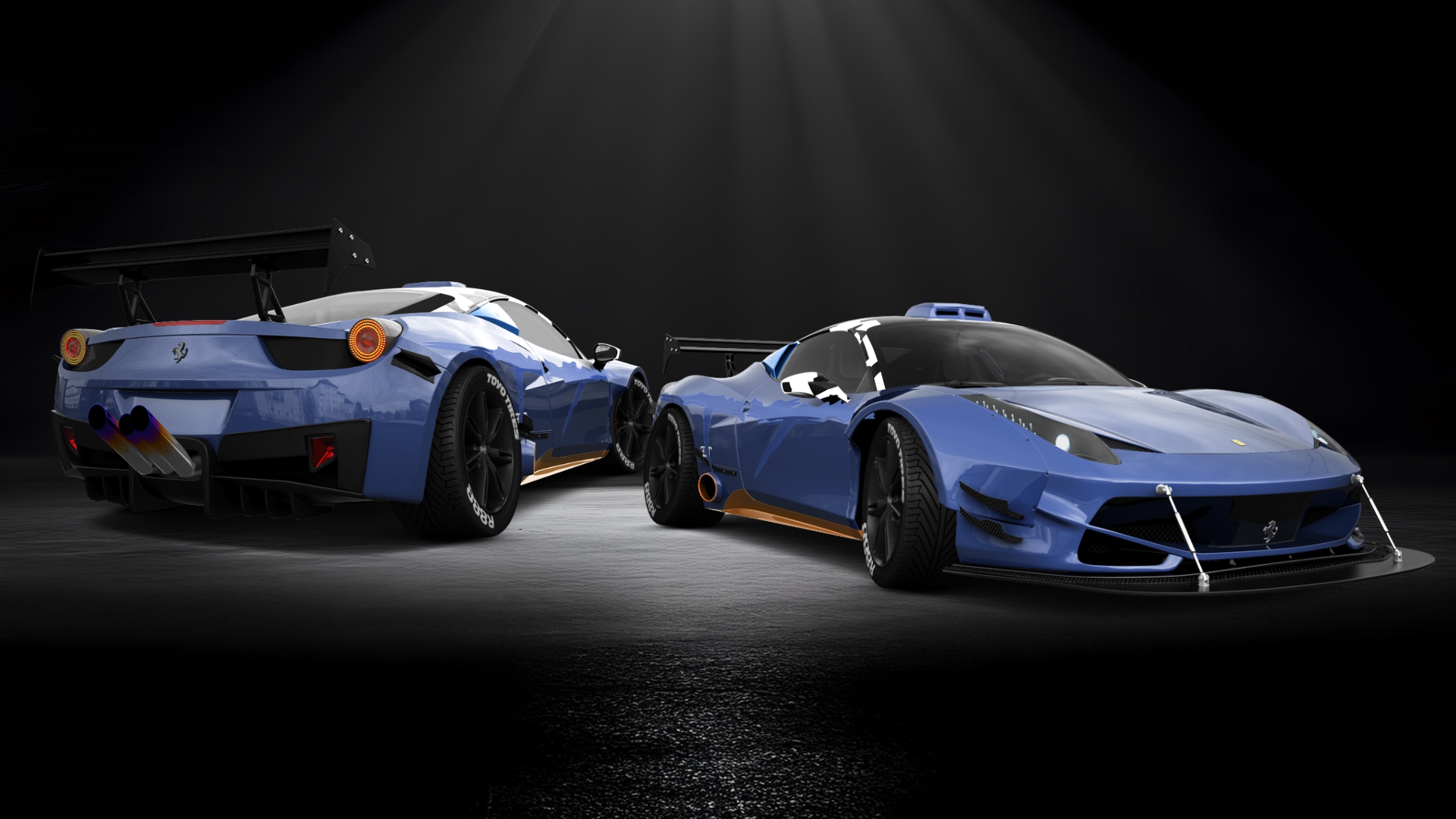 Ferrari 458 Italia 2 door spider 2010 tuning