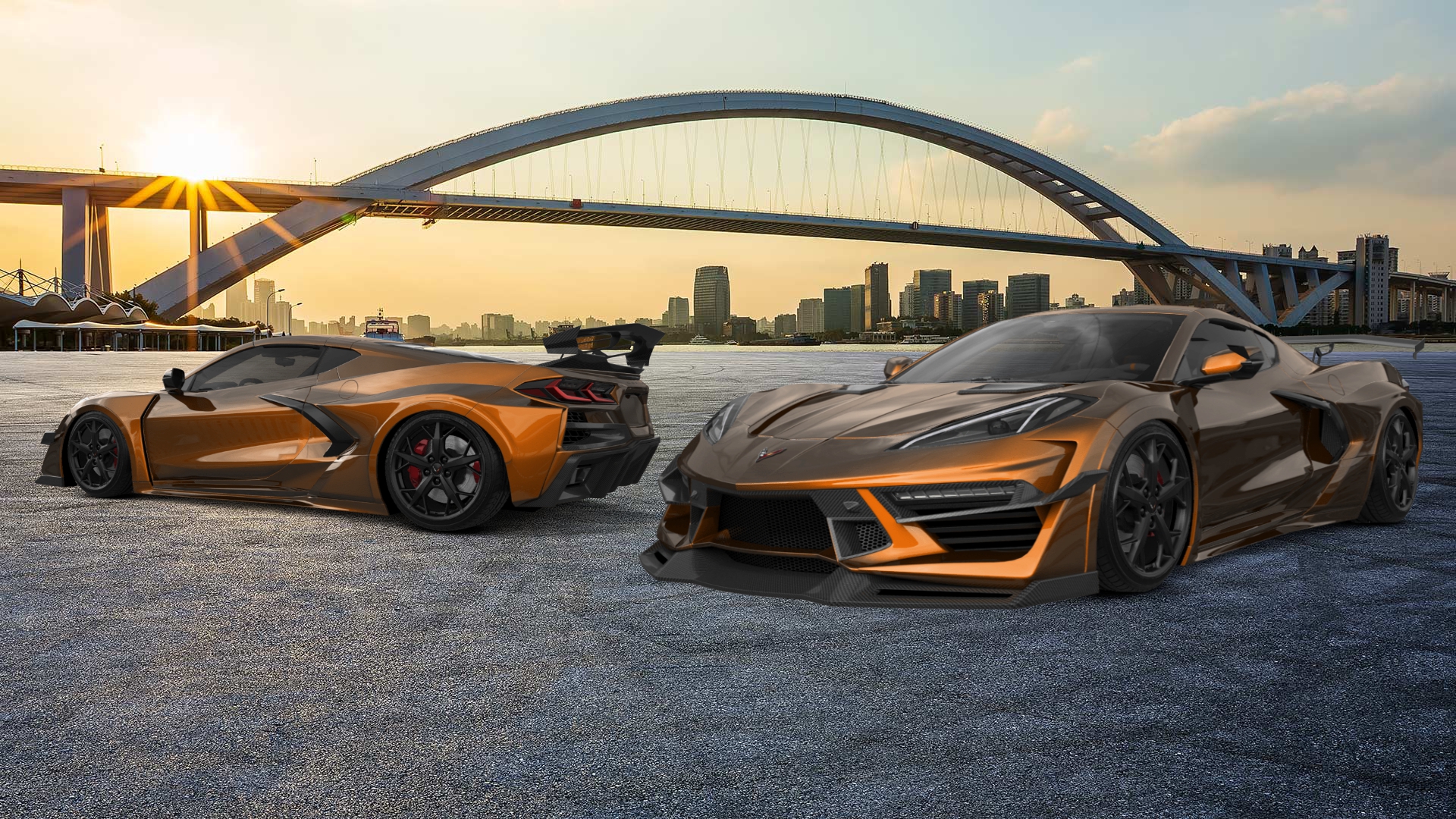 Chevrolet Corvette 2 door targa top 2020 tuning