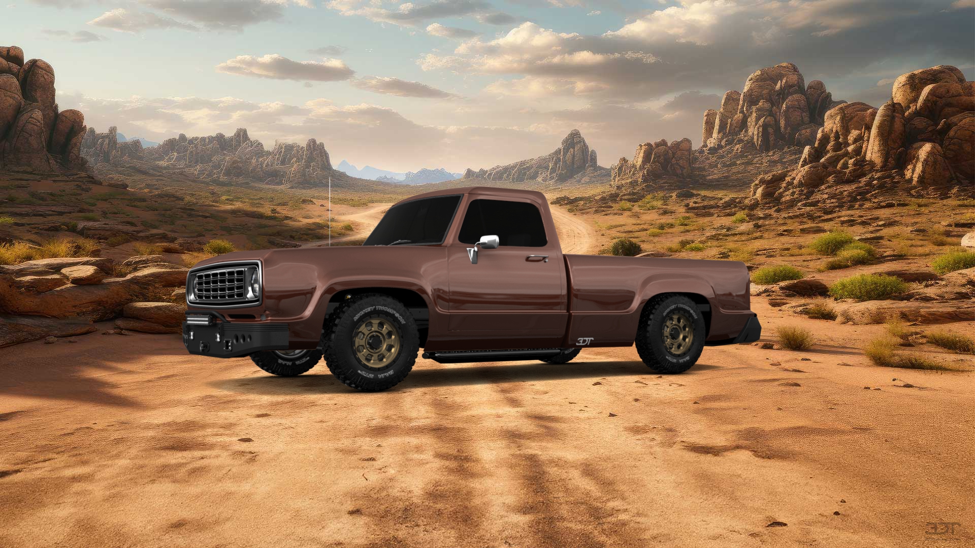 Dodge Power Wagon W200 2 Door pickup truck 1972 tuning