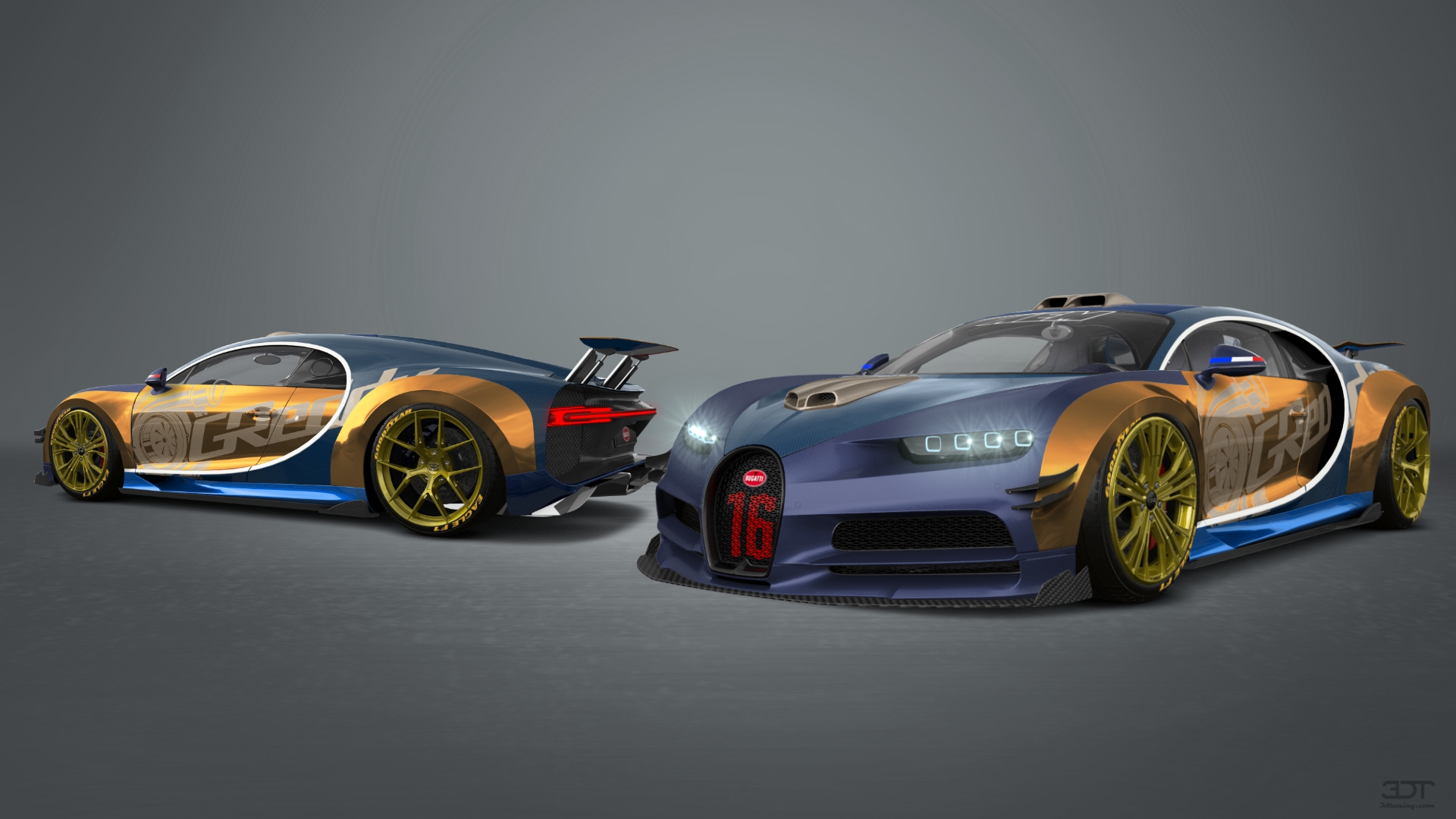 Bugatti Chiron 2 Door Coupe 2016 tuning