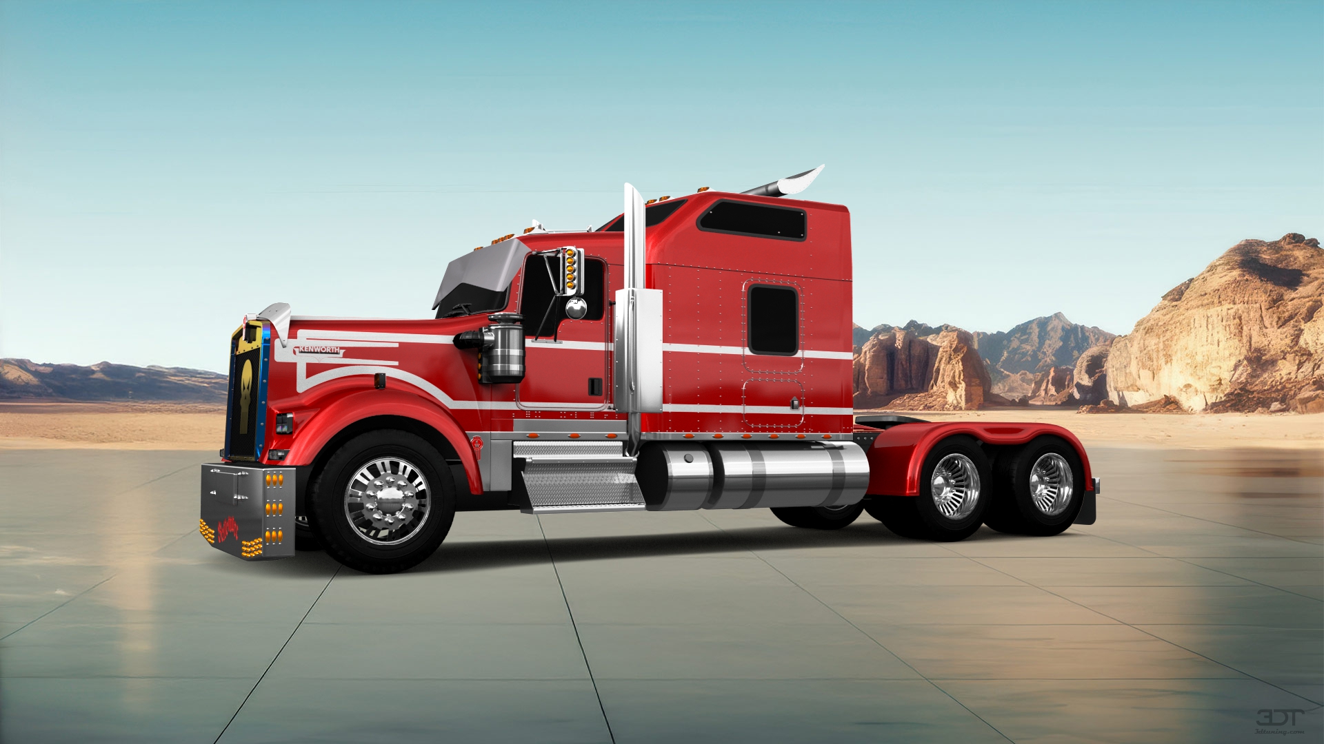 Kenworth W900 Sleeper Cab Truck 2015 tuning