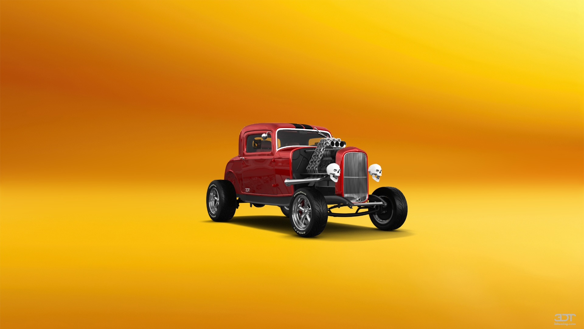Tuning Ford Model B Deluxe 2 Door Coupe 1932