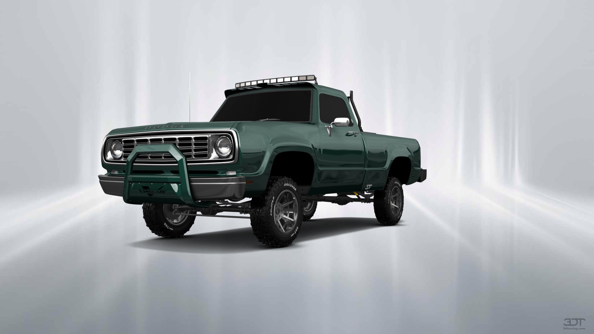 Dodge Power Wagon W200 2 Door pickup truck 1972 tuning