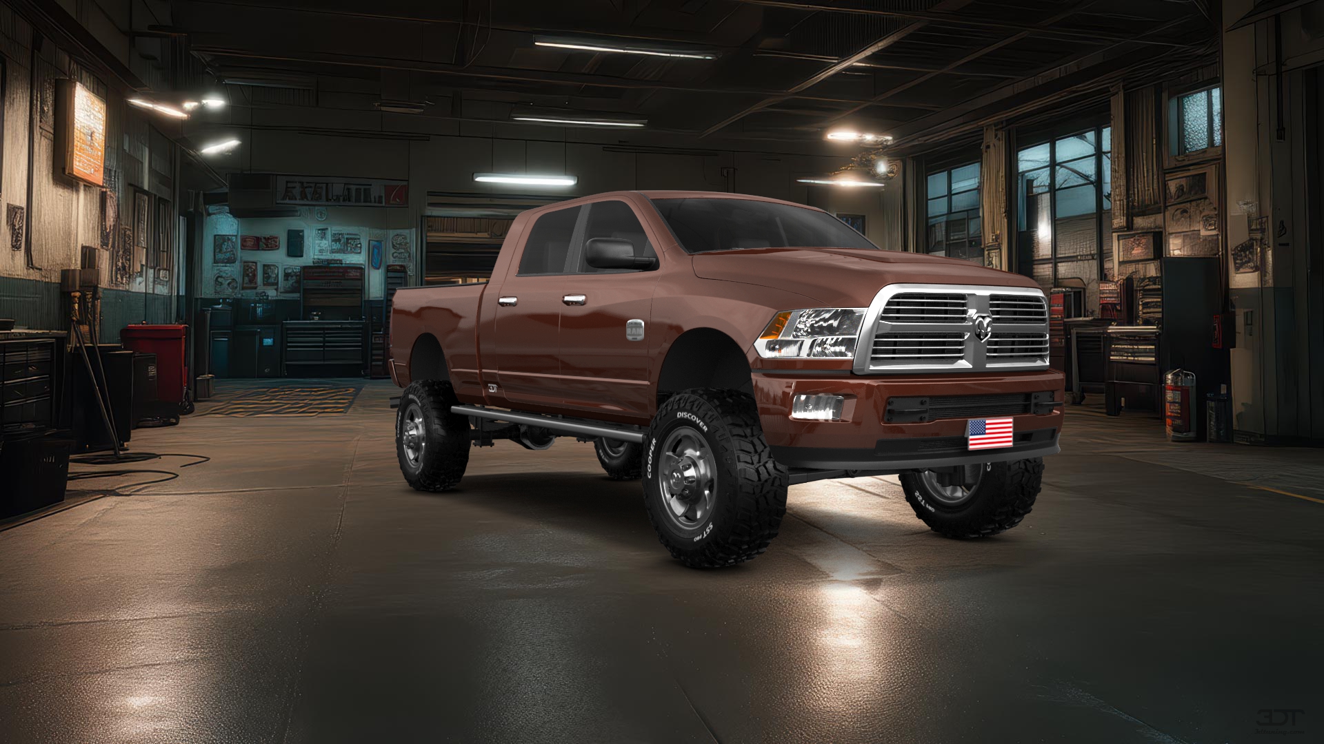 Dodge Ram 2500 Mega Cab 6.4 ft box 4 Door pickup truck 2010 tuning