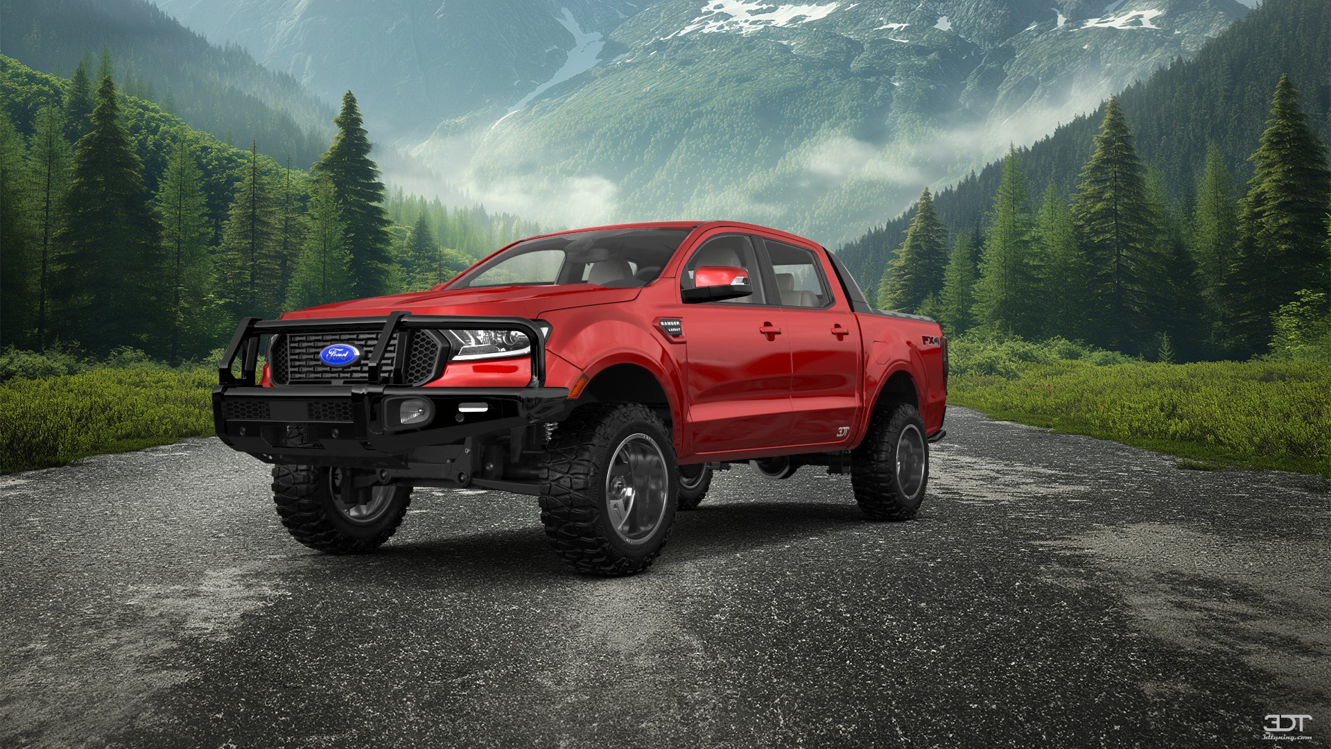Ford Ranger 4 Door pickup truck 2019 tuning