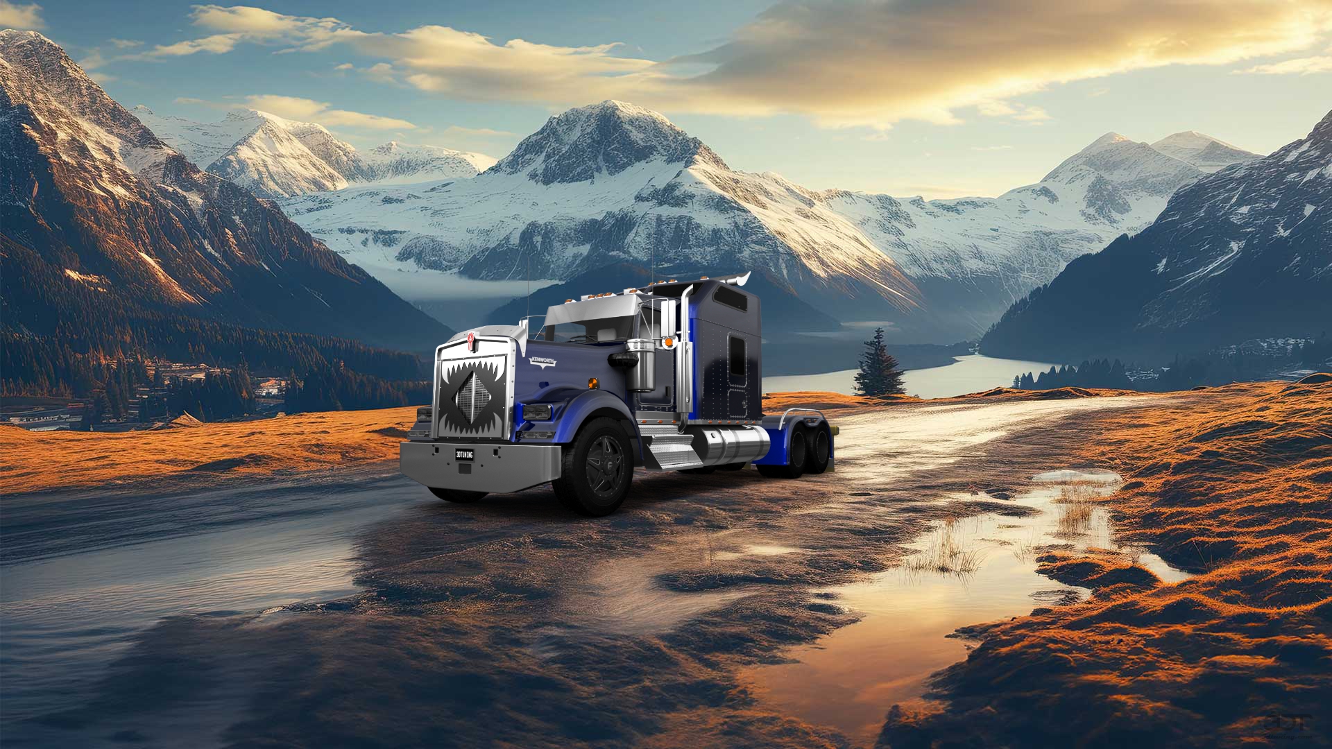 Kenworth W900 Sleeper Cab Truck 2015