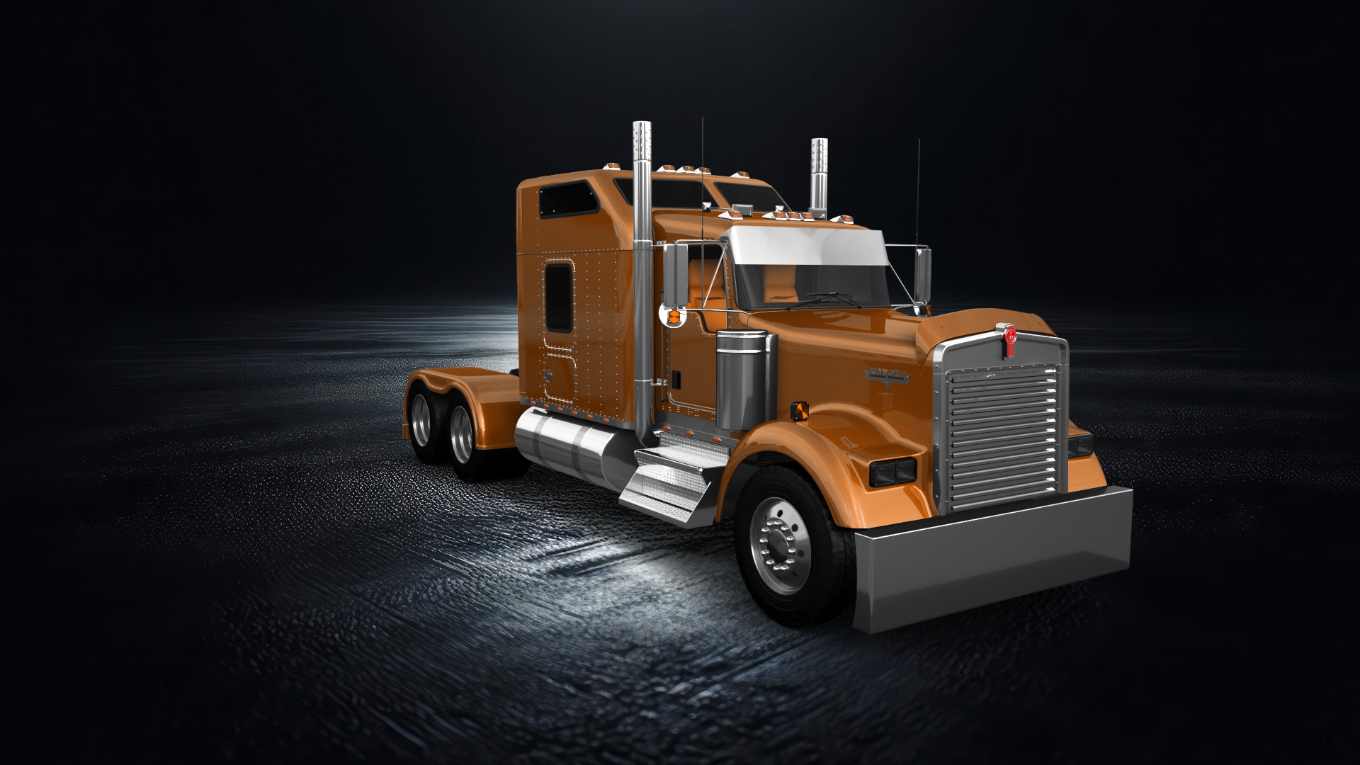 Kenworth W900 Sleeper Cab Truck 2015