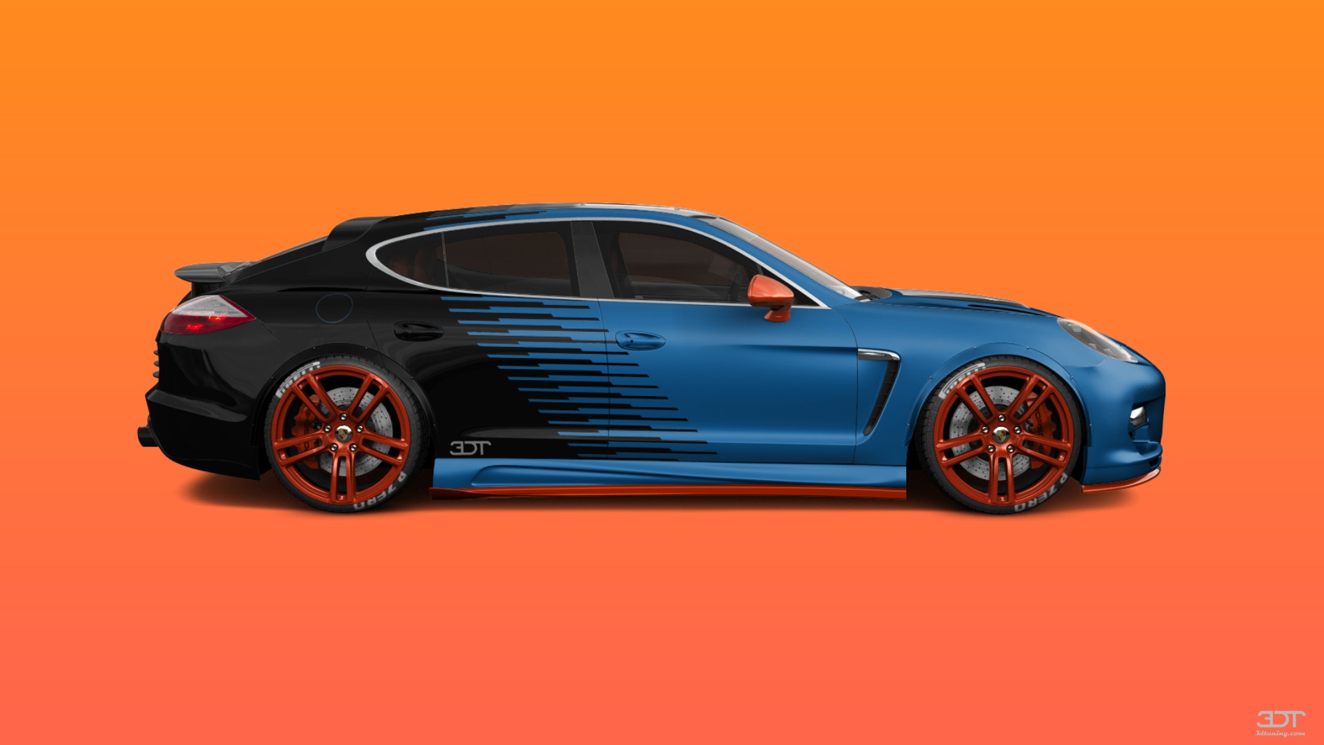 Porsche Panamera 4 door fastback saloon 2011