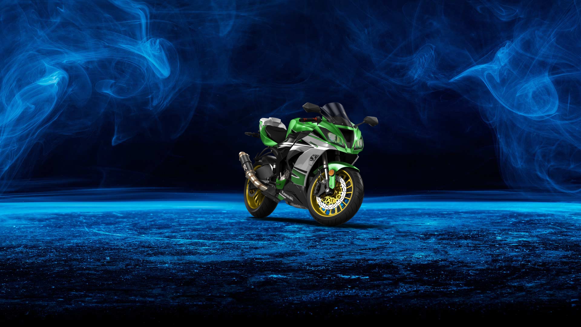 Kawasaki Ninja ZX 6R Sport Bike 2015 tuning