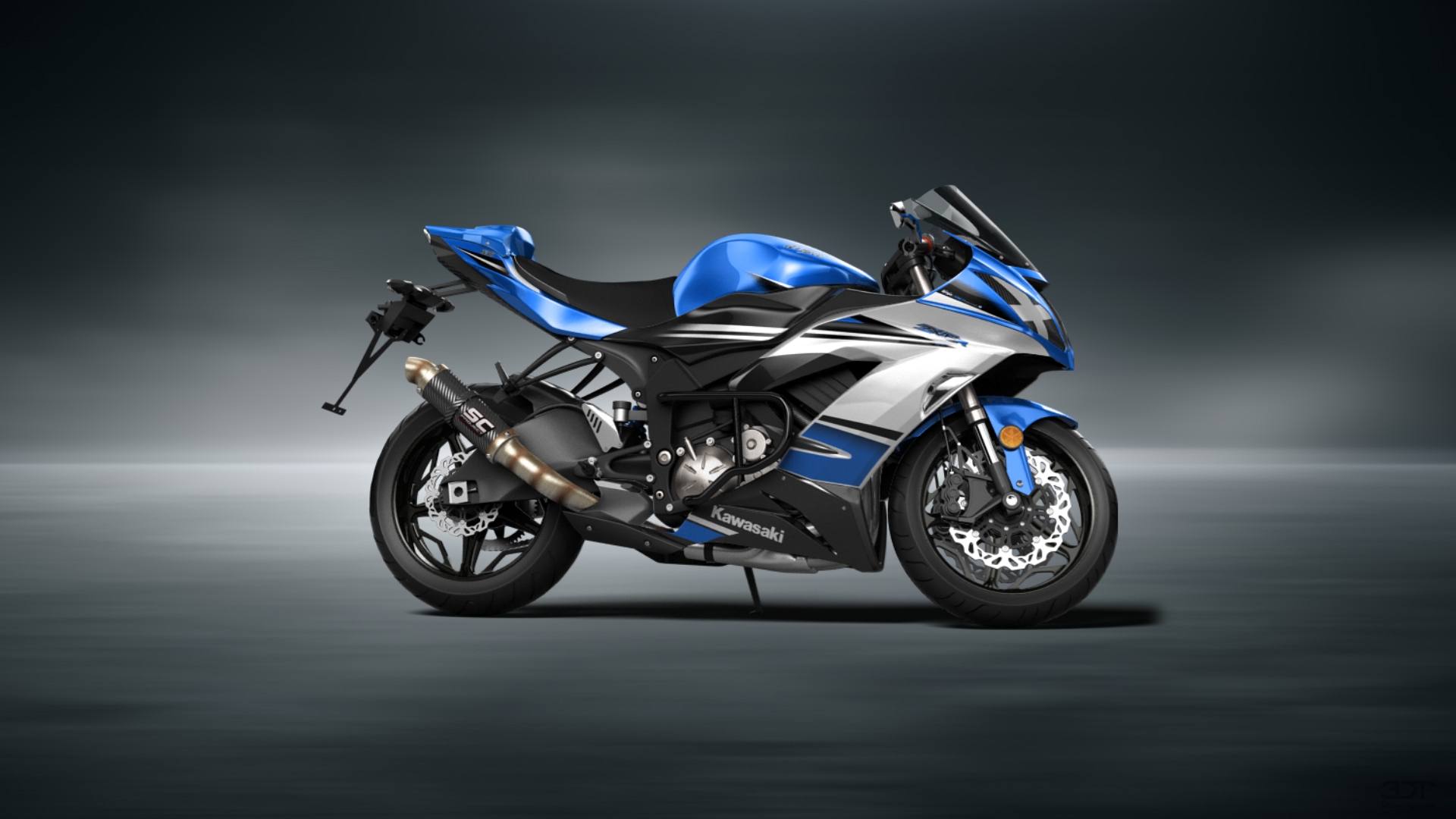 Kawasaki Ninja ZX 6R Sport Bike 2015 tuning