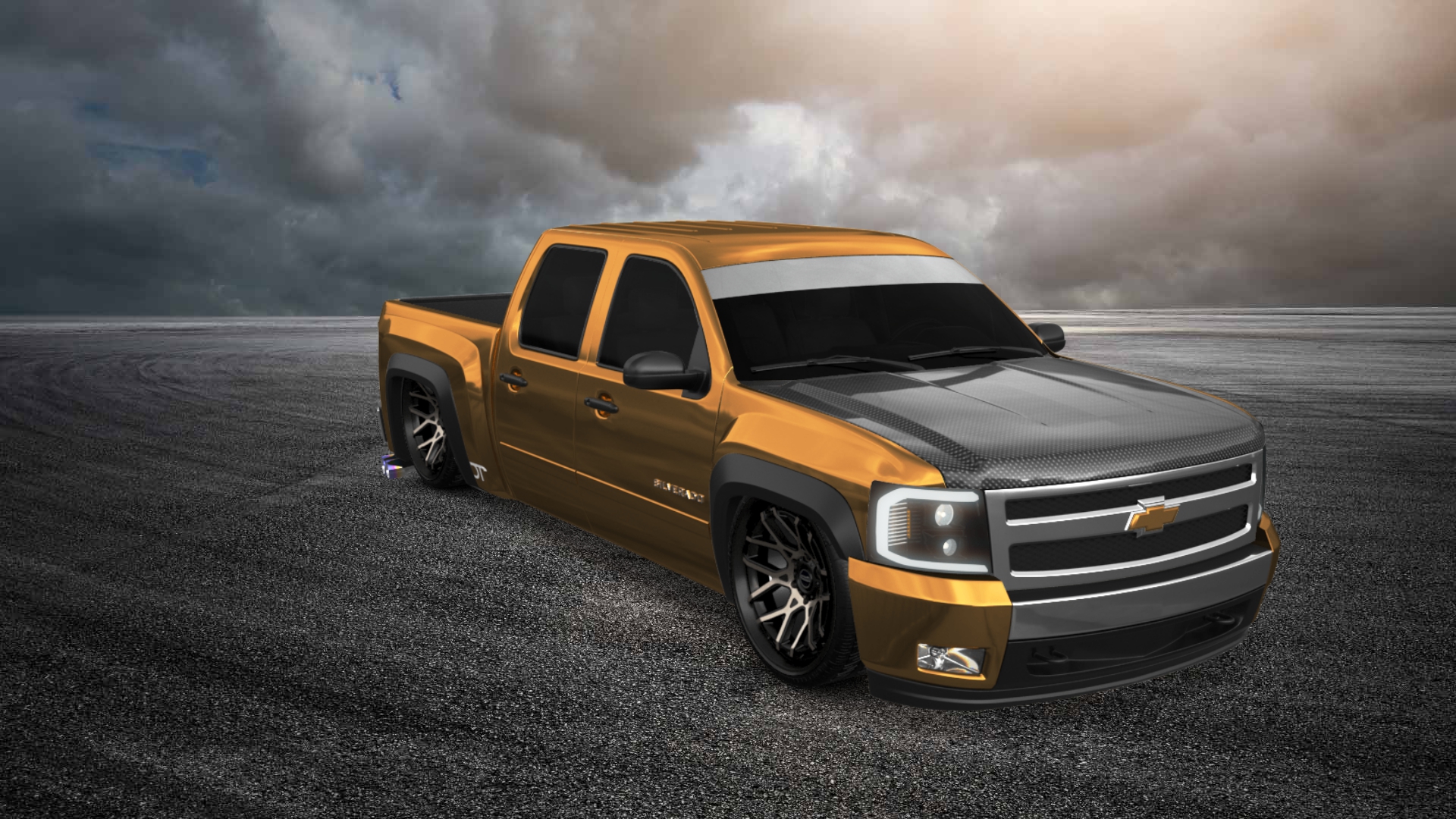 Chevrolet Silverado 1500 Crew Cab 4 Door pickup truck 2007