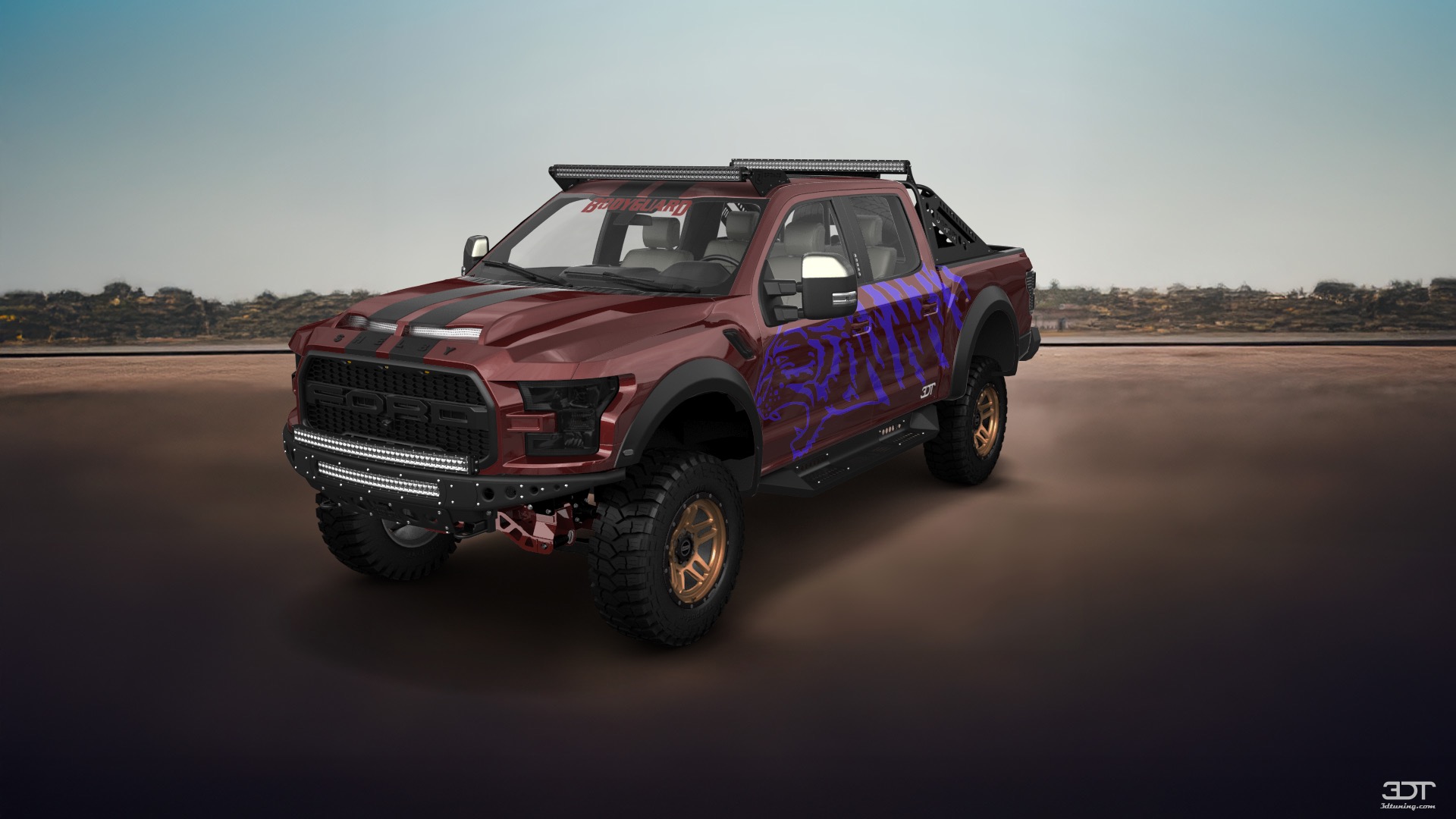 Ford F-150 Raptor 4 Door pickup truck 2017