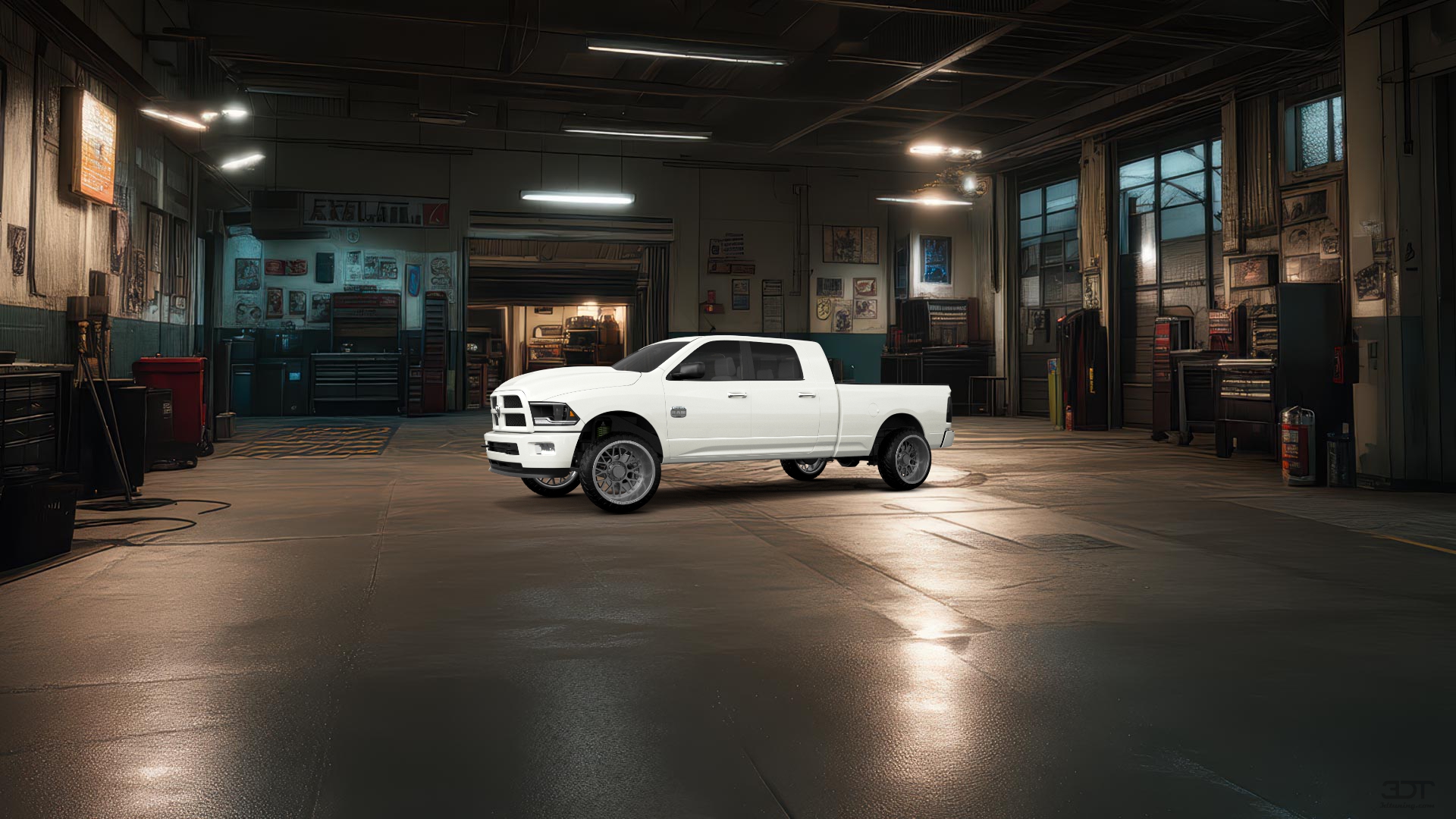 Dodge Ram 2500 Mega Cab 6.4 ft box 4 Door pickup truck 2010 tuning