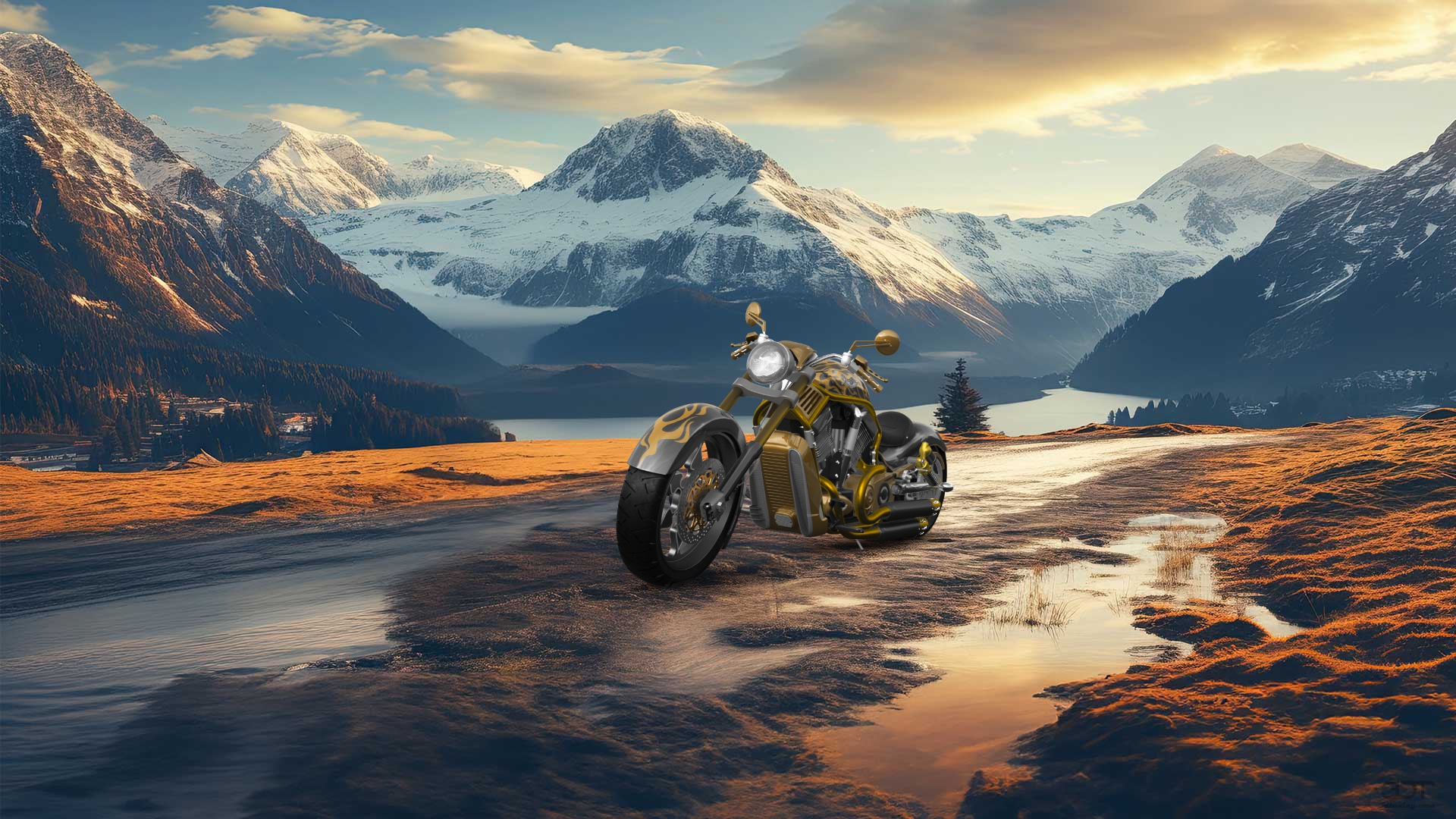 Harley-Davidson Custom Chopper Cruiser 2011 tuning