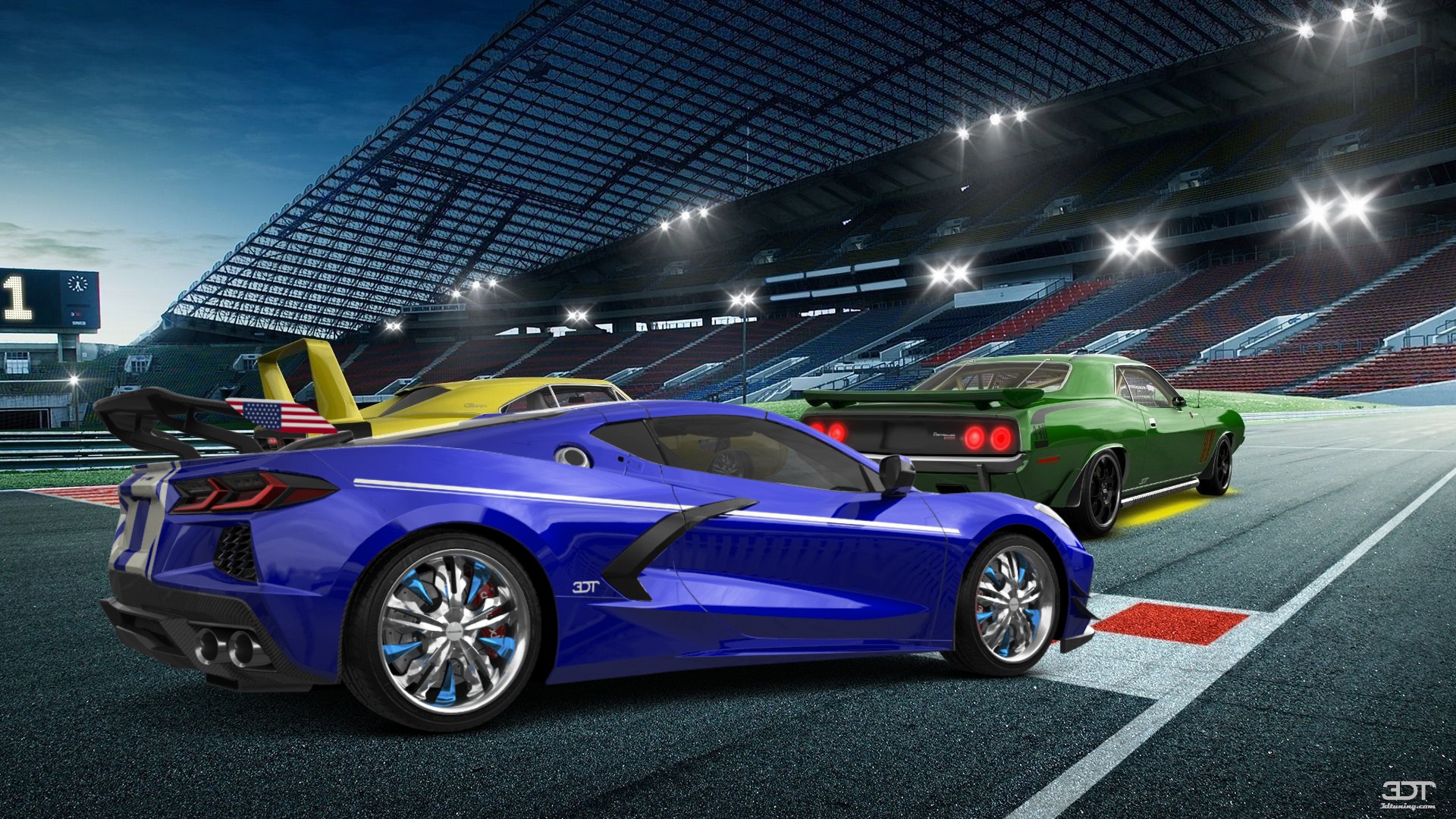 Chevrolet Corvette 2 door targa top 2020