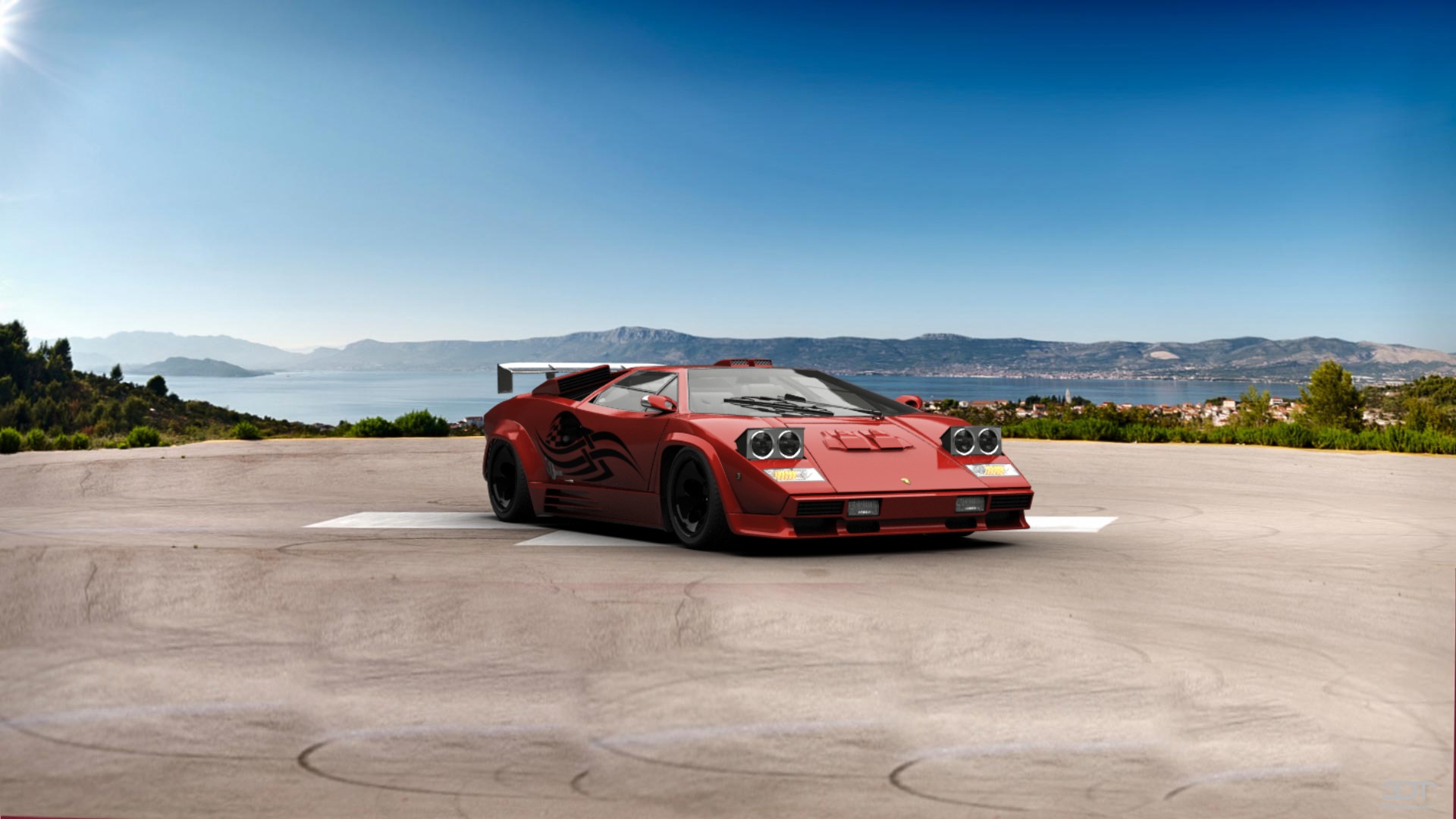 Lamborghini Countach Coupe 1982 tuning