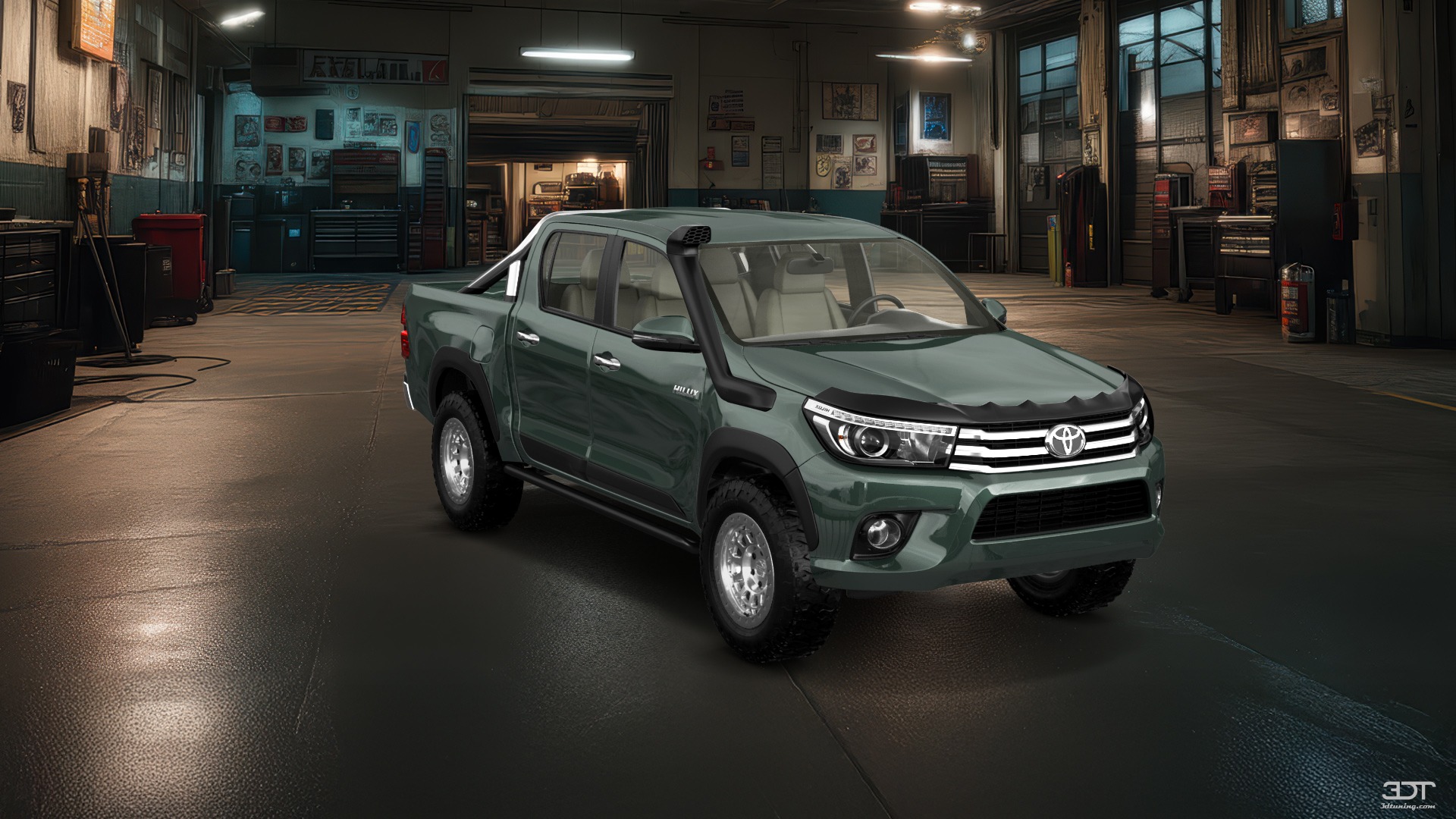 Toyota Hilux Double Cab 4 Door pickup truck 2015 tuning