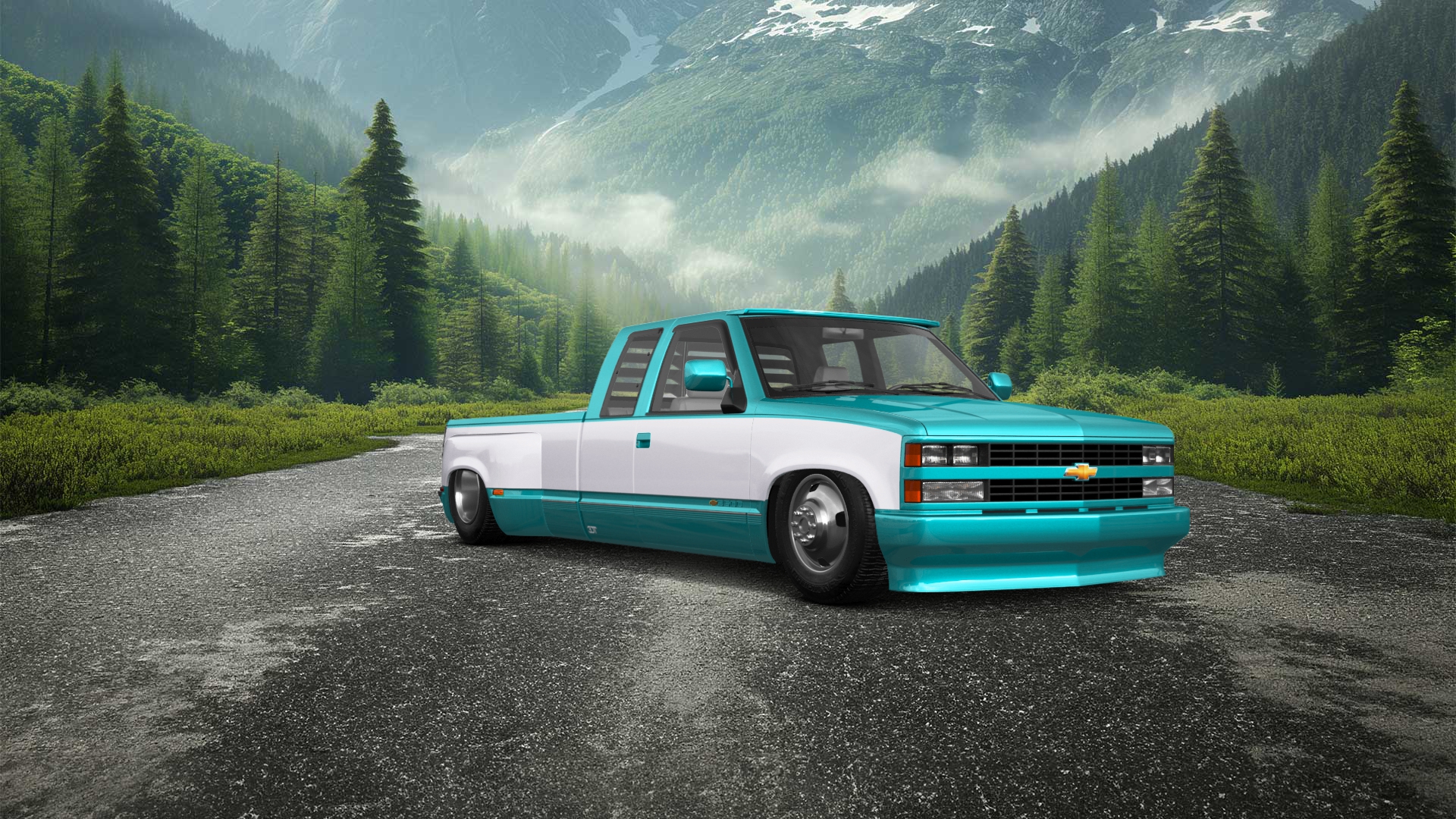 Chevrolet K3500 Extended Cab Pickup Truck 1988
