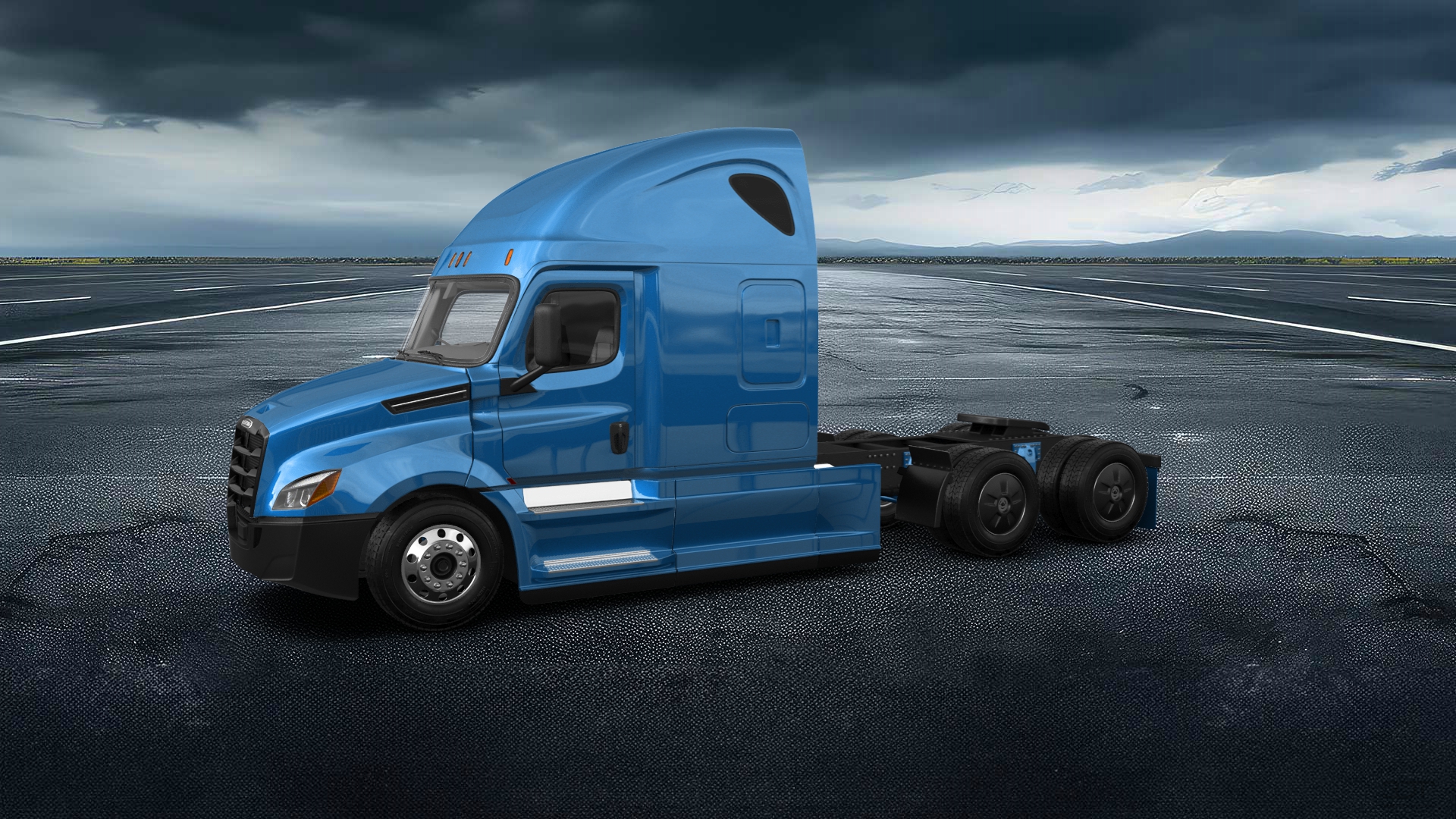 Freightliner Cascadia Sleeper Cab Truck 2018 tuning
