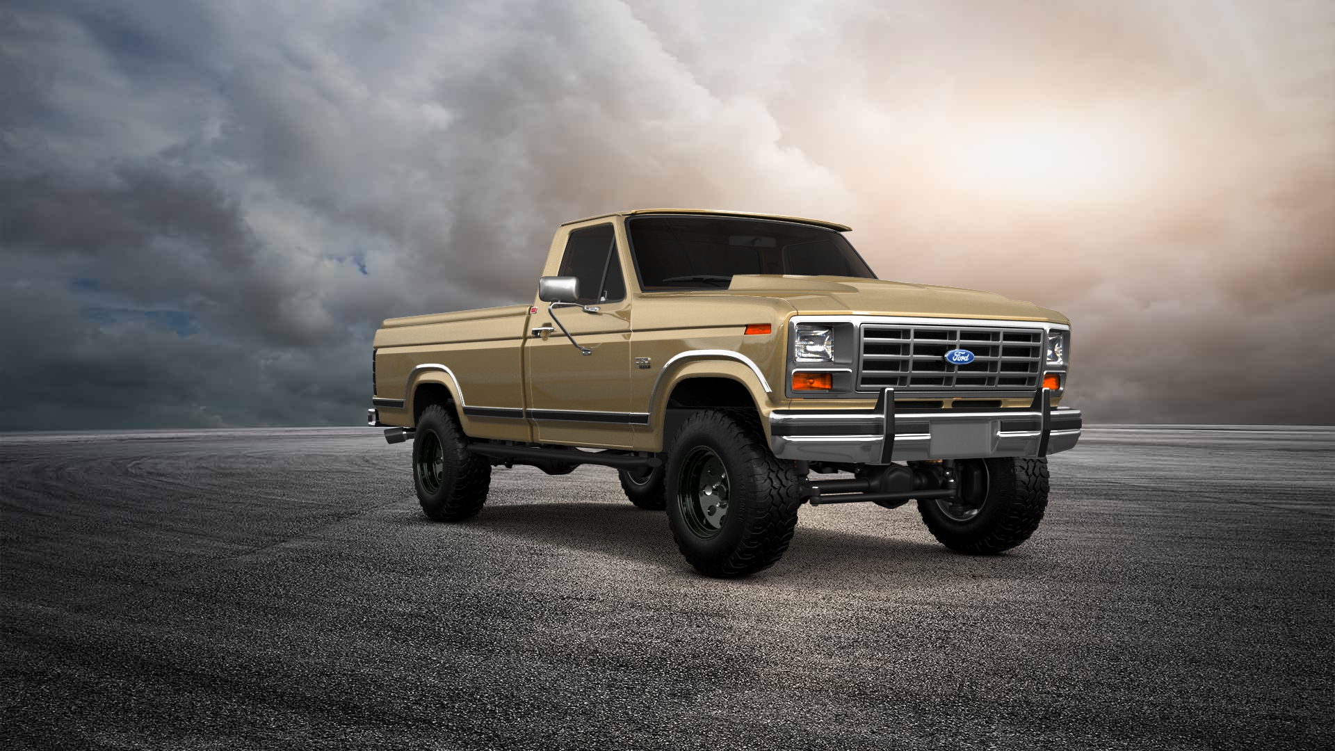Ford F-150 2 Door pickup truck 1986 tuning