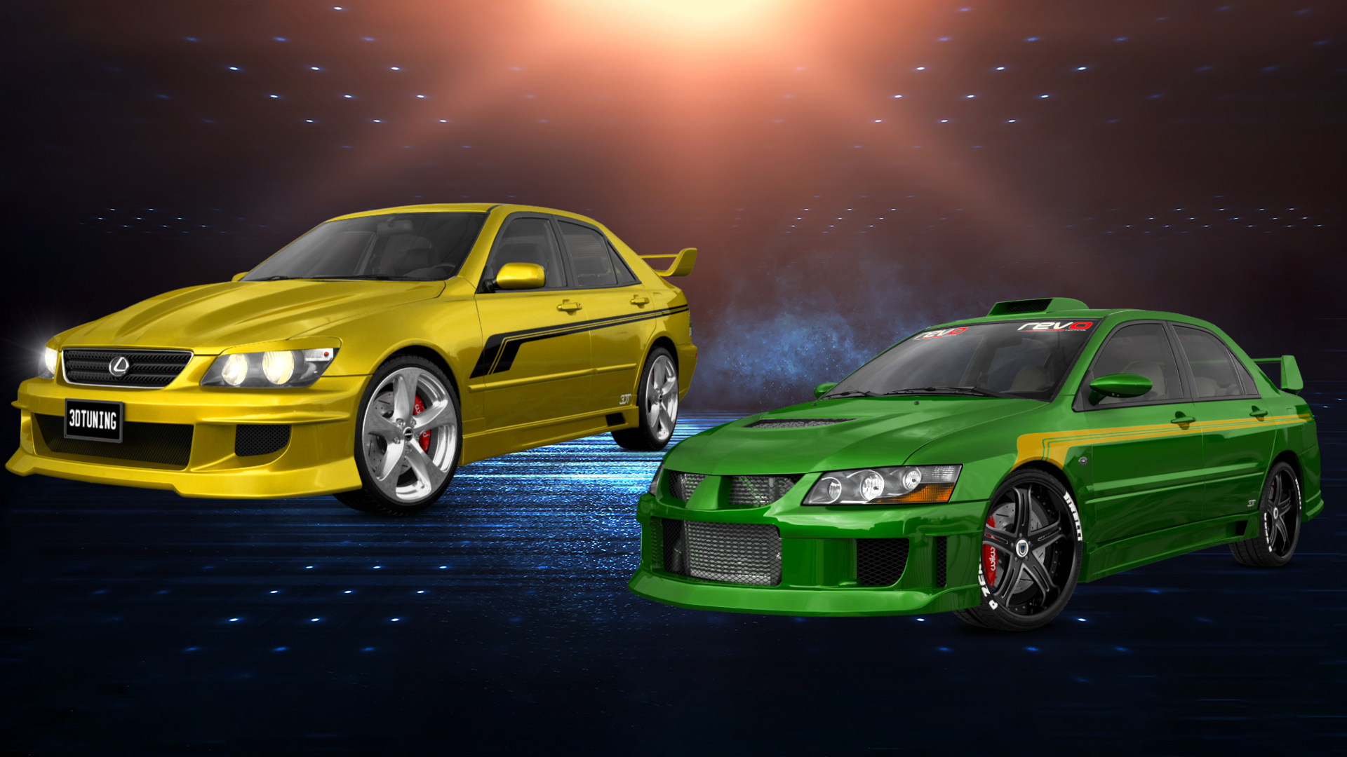 Mitsubishi Lancer Evo IX 4 Door Saloon 2005 tuning