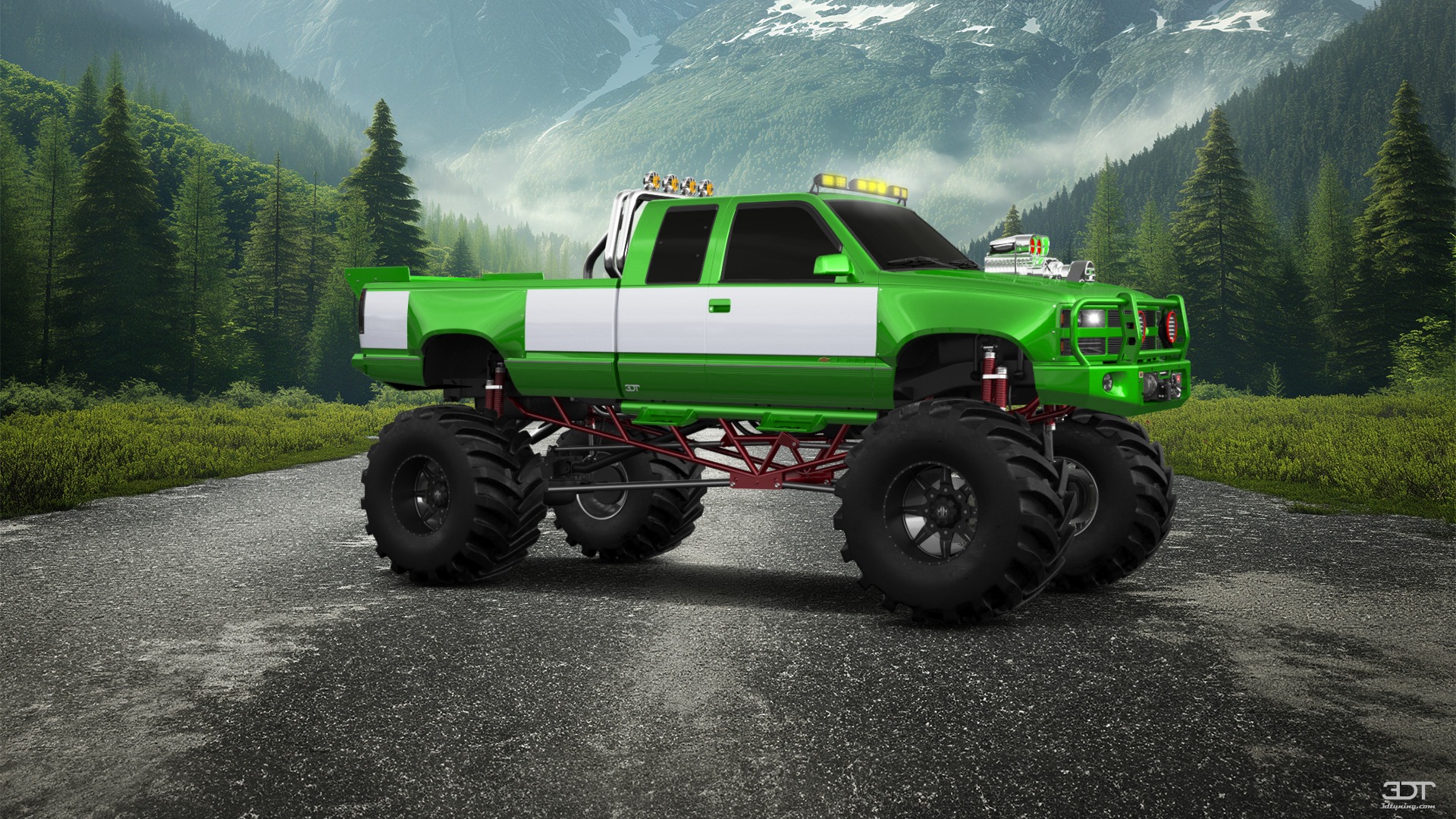 Chevrolet K3500 Extended Cab Pickup Truck 1988 tuning