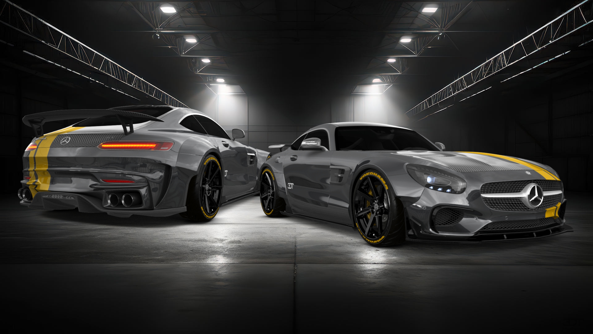 Mercedes AMG GT 2 door fastback coupe 2015 tuning