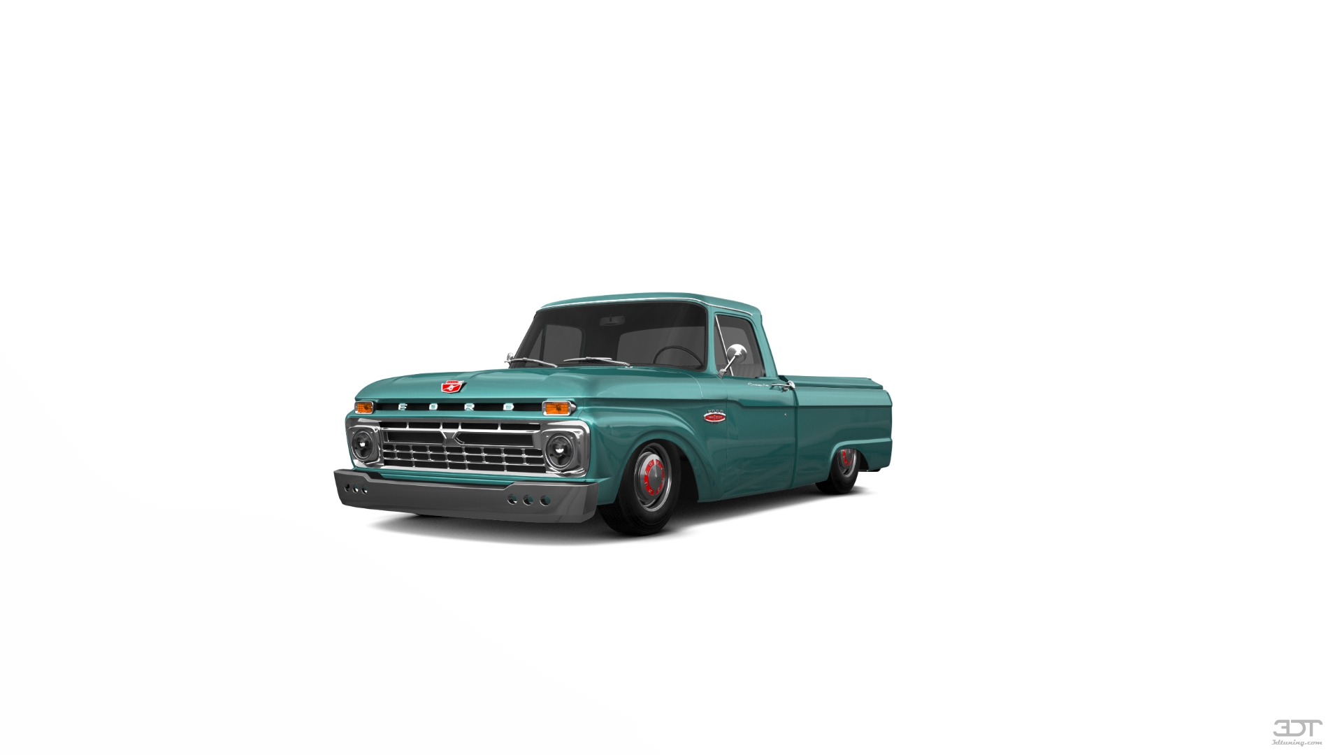 Ford F-100 Custom Cab 2 Door pickup truck 1966 tuning