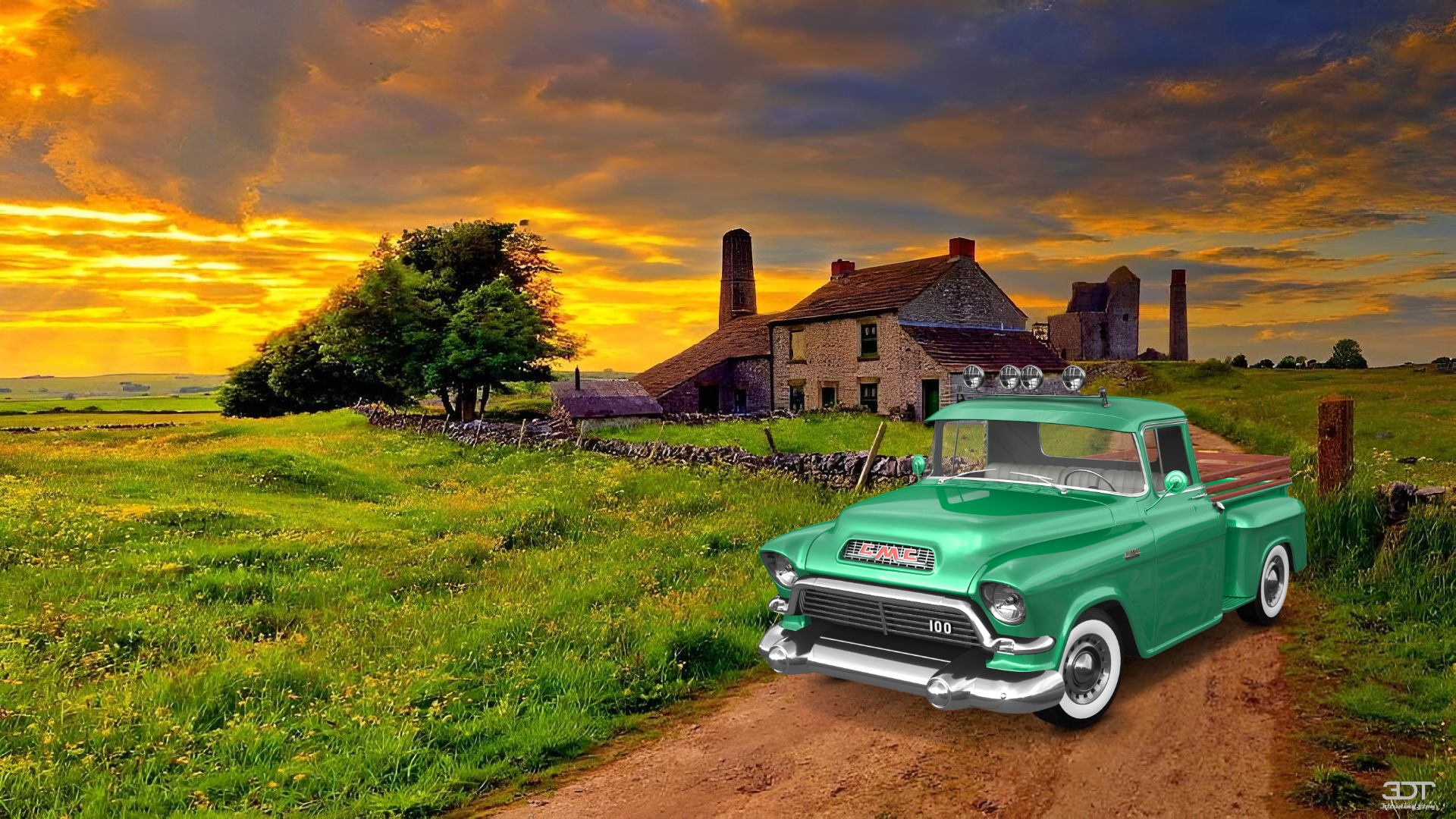GMC 100 Stepside 2 Door pickup truck 1957