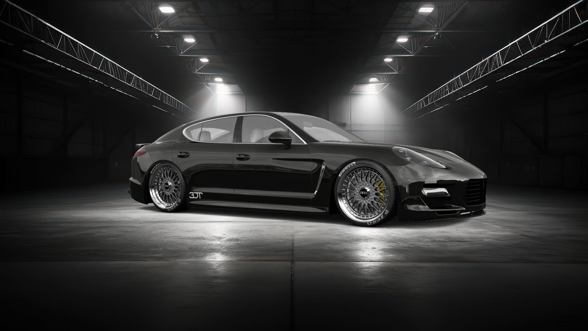 Porsche Panamera 4 door fastback saloon 2011