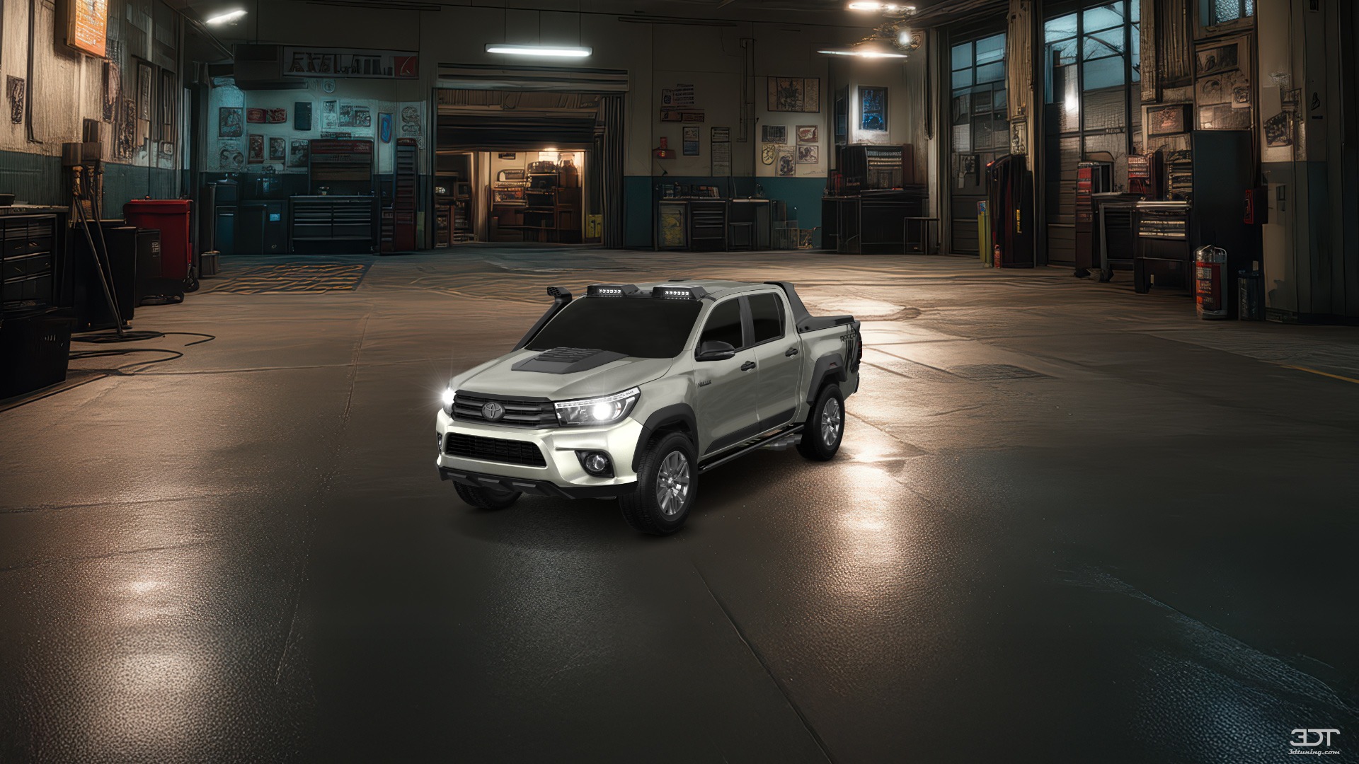 Tuning Toyota Hilux Double Cab 4 Door pickup truck 2015