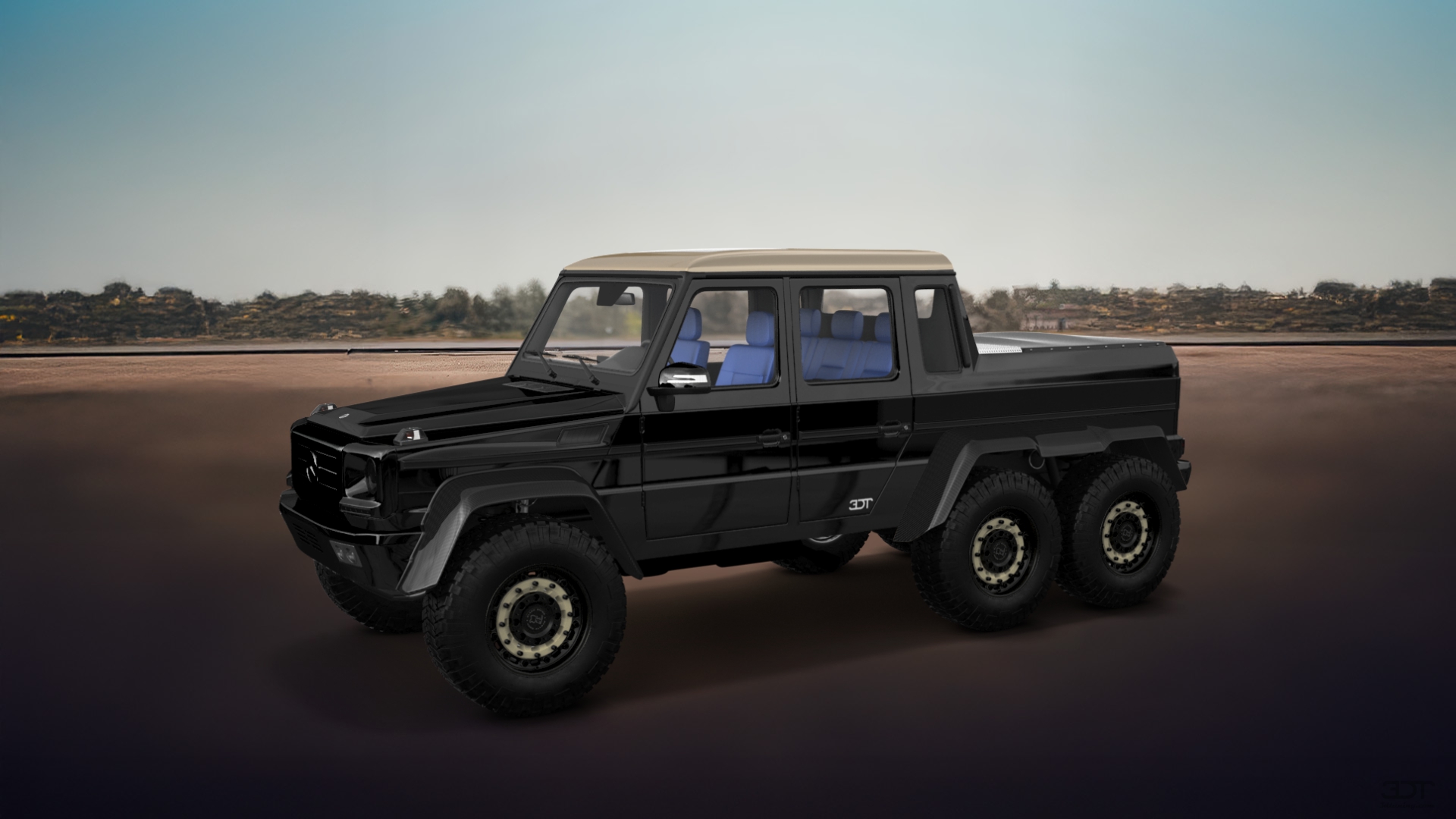 Mercedes G 63 AMG 6x6 4 Door pickup truck 2013 tuning