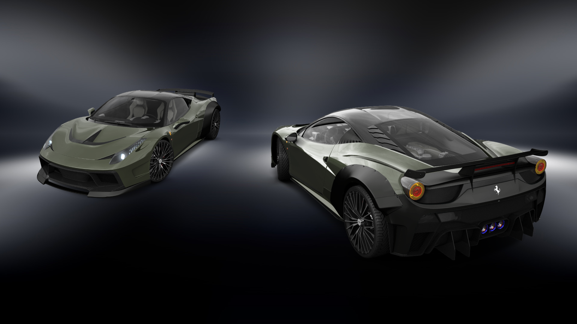 Ferrari 458 Italia 2 door spider 2010 tuning