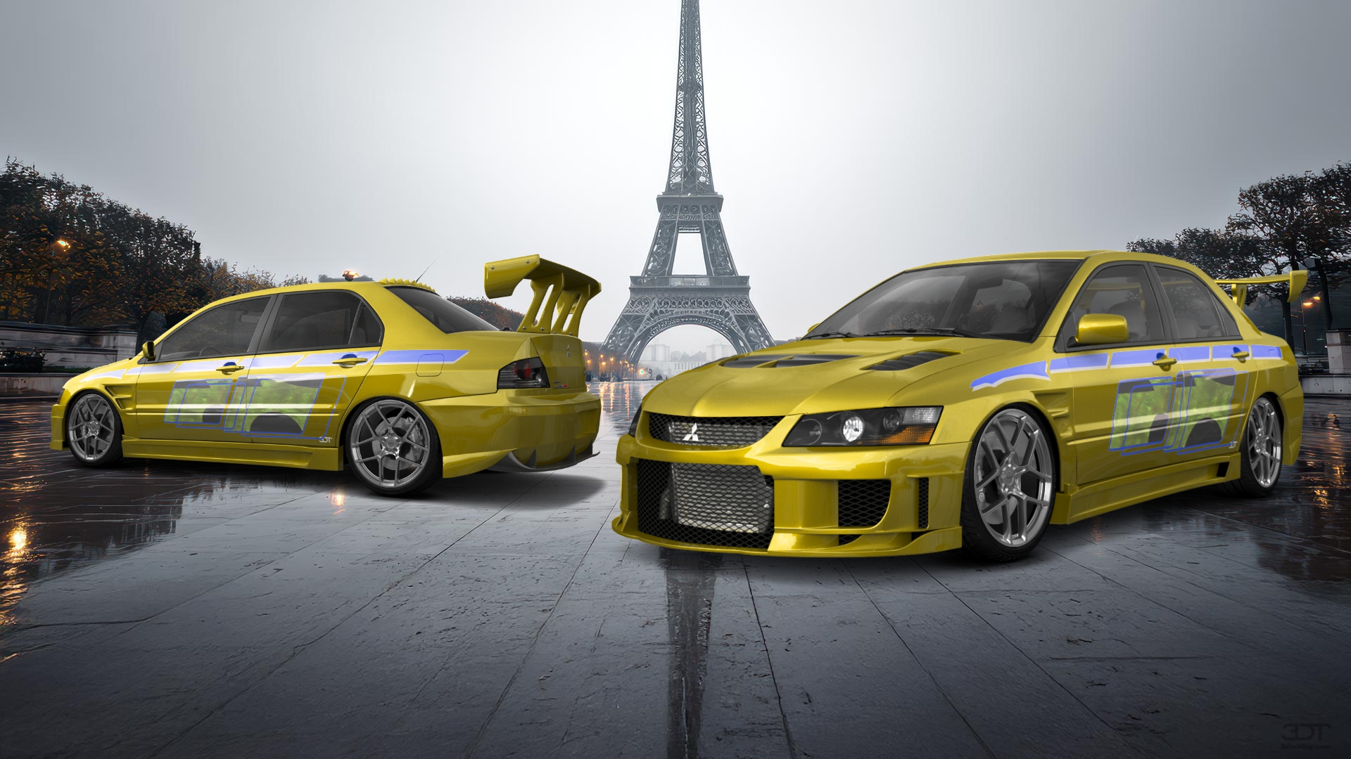 Mitsubishi Lancer Evo IX 4 Door Saloon 2005 tuning
