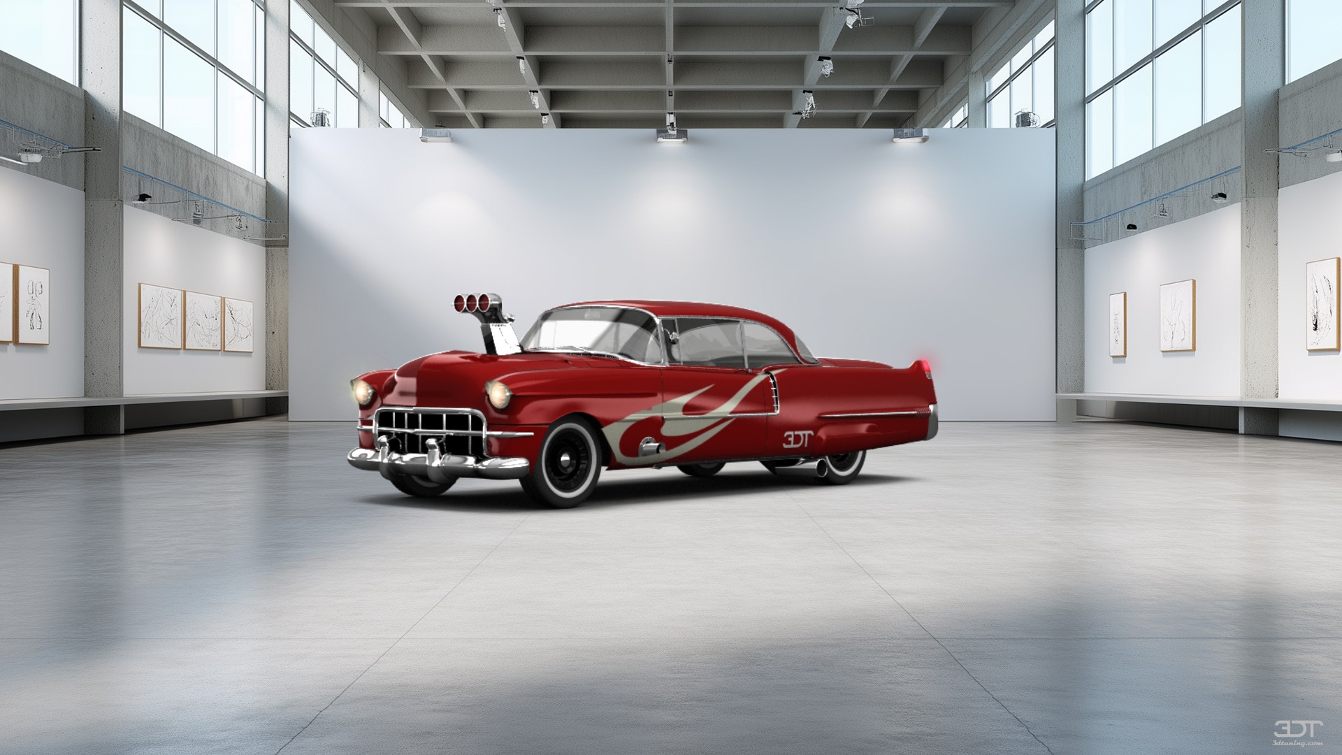 Cadillac De Ville Coupe 1956 tuning