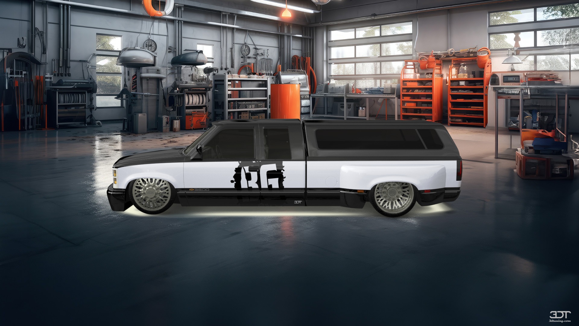 Chevrolet K3500 Extended Cab Pickup Truck 1988