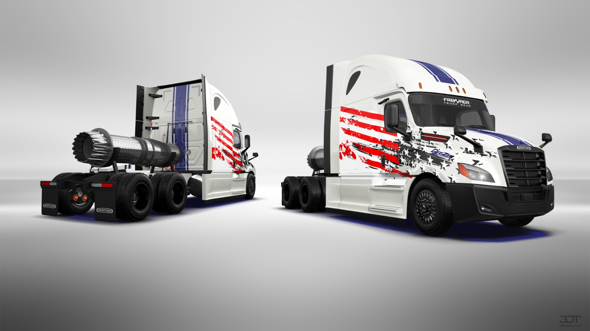 Freightliner Cascadia Sleeper Cab Truck 2018 tuning