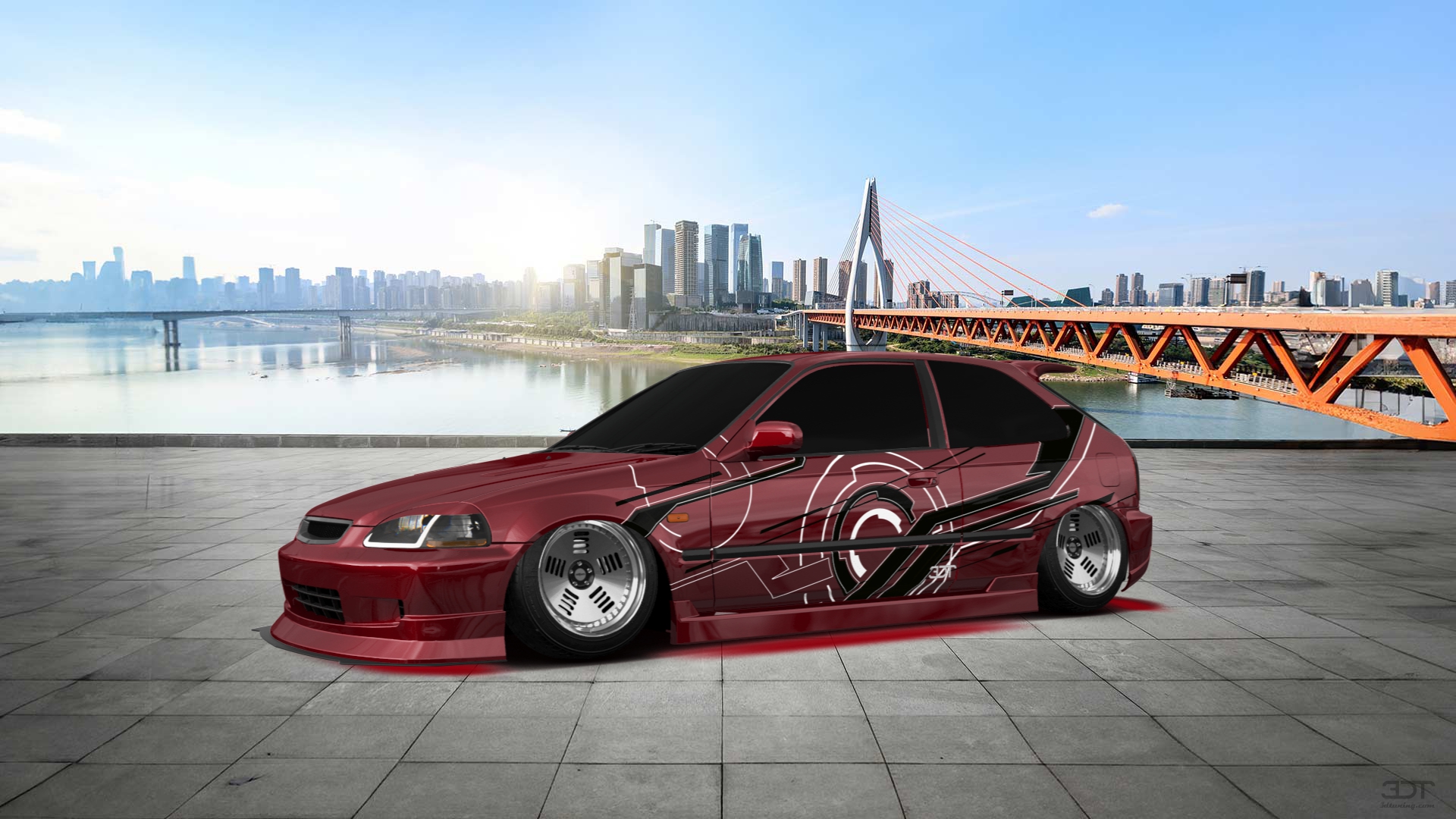 Honda Civic 3 Door Hatchback 1997 tuning