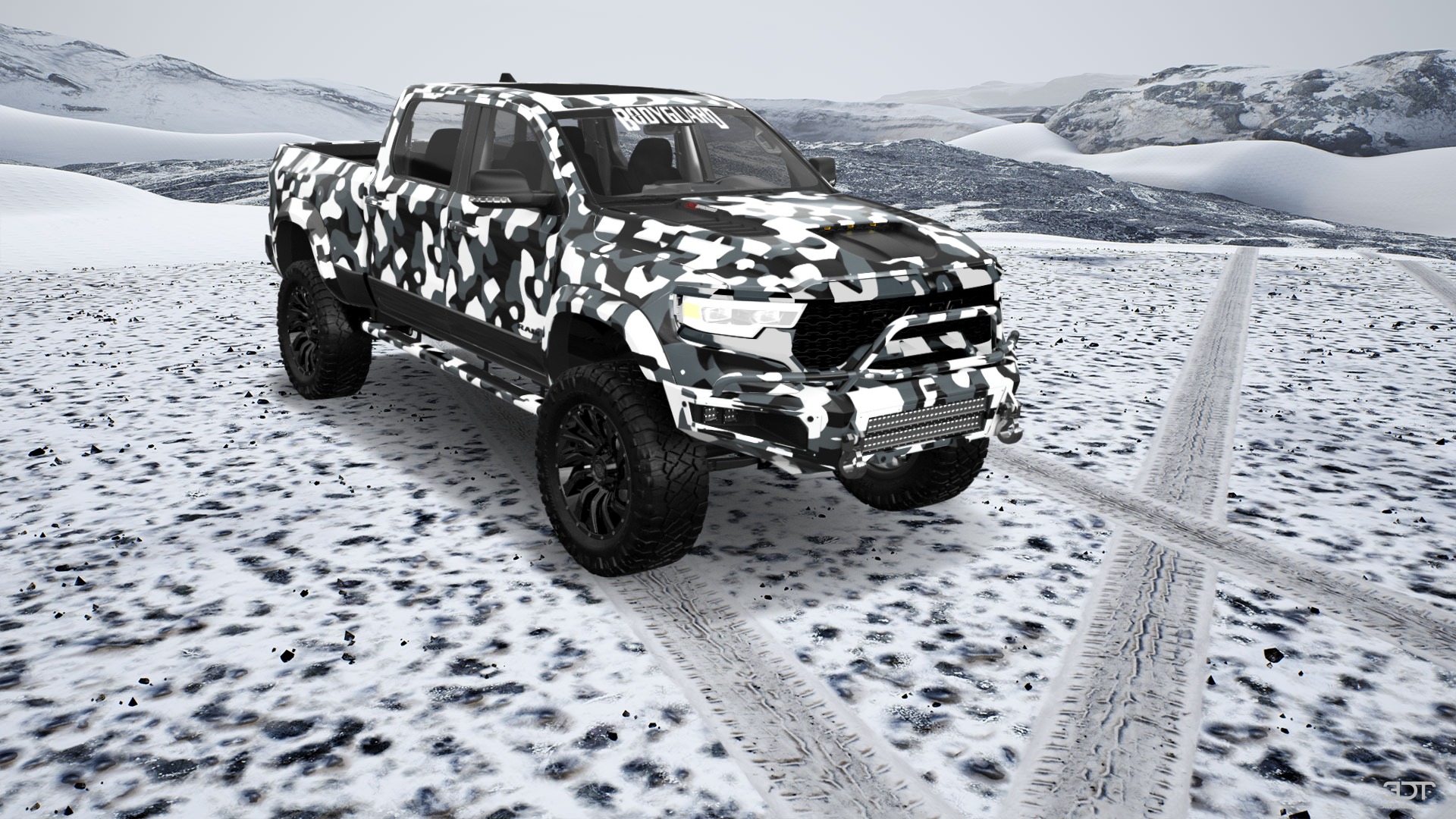 Tuning Dodge Ram 1500 TRX 4 Door pickup truck 2021